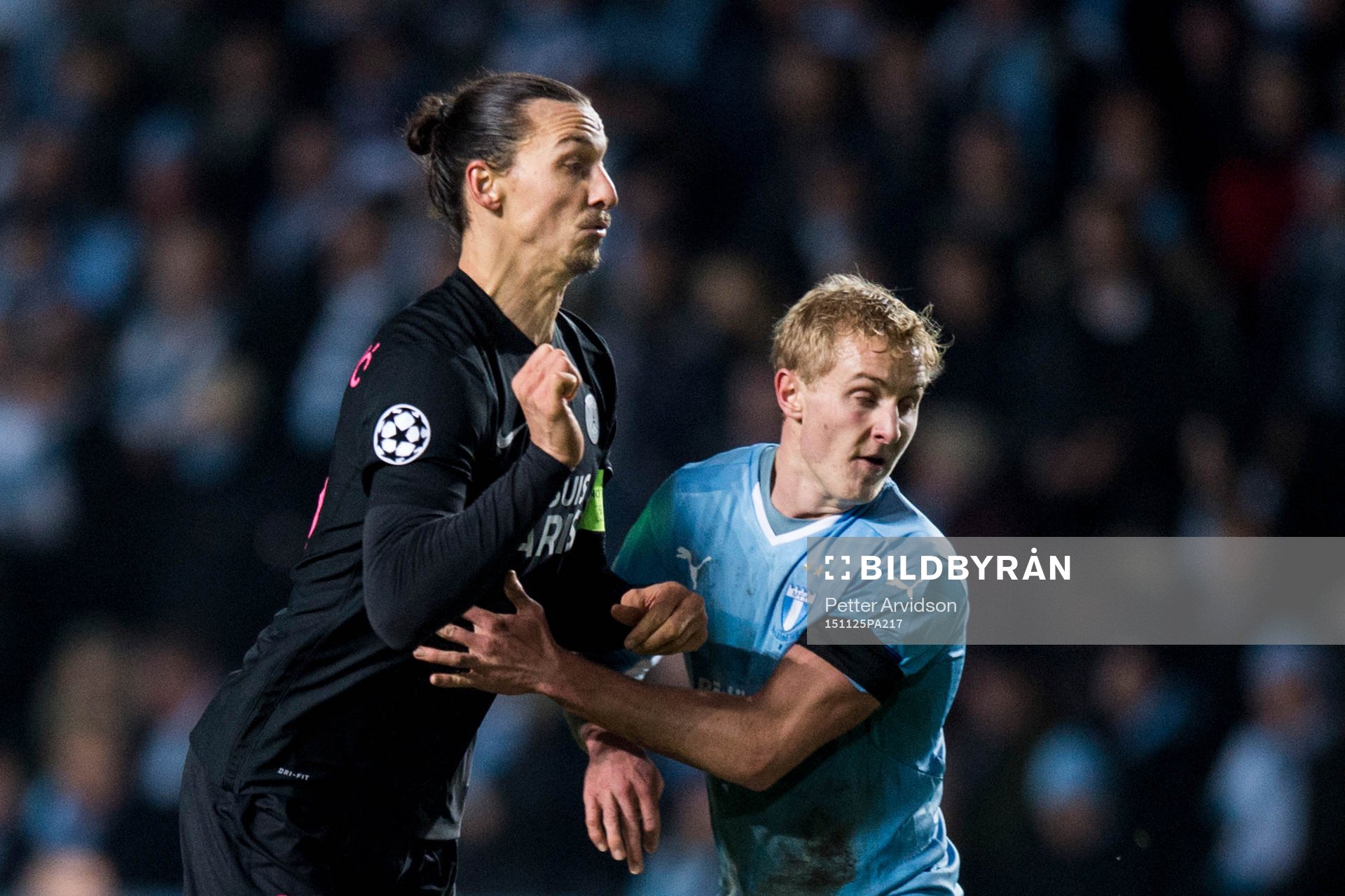 s Zlatan Ibrahimovic och Malmö FFs Franz Brorsson