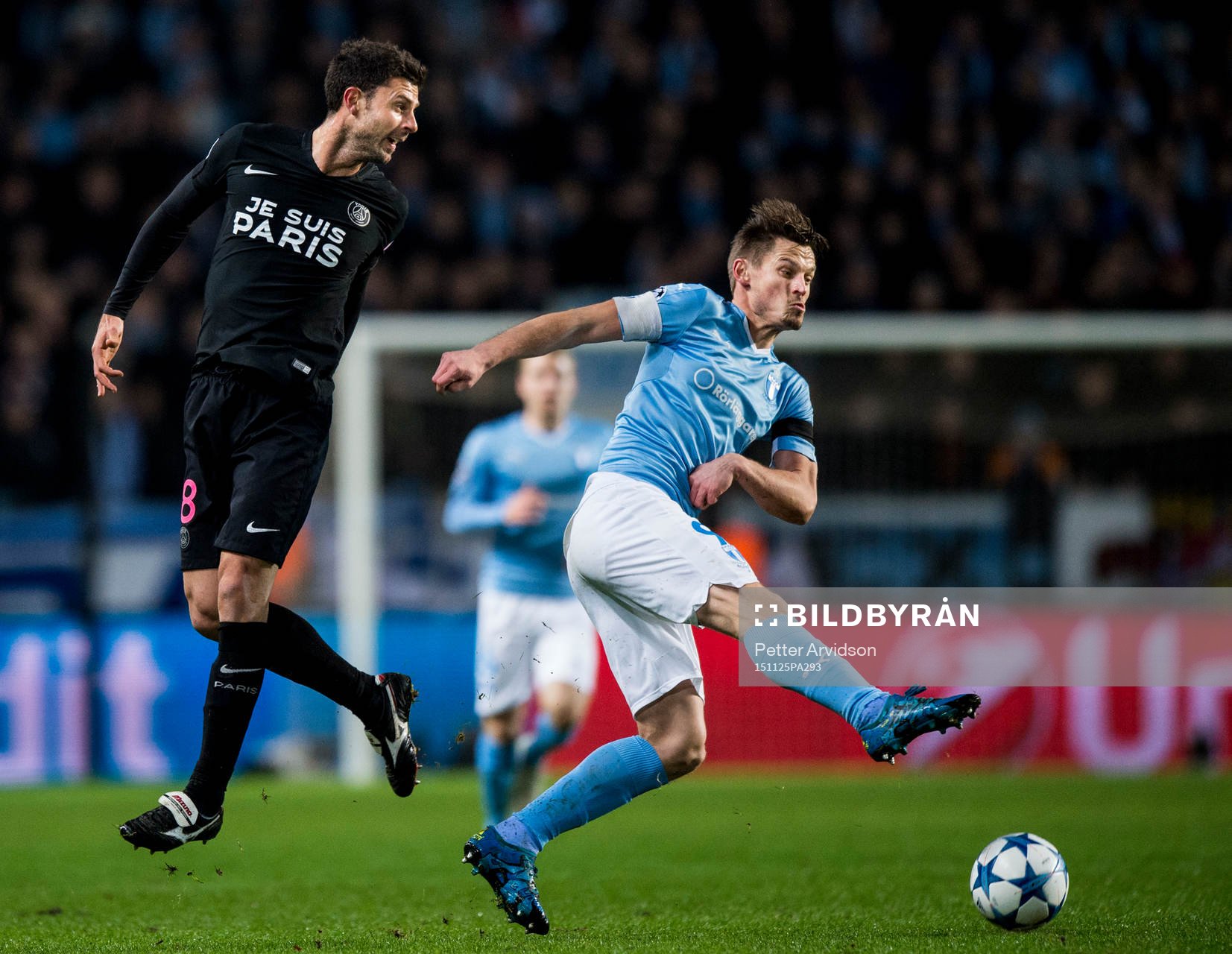 s Thiago Motta och Malmö FFs Markus Rosenberg