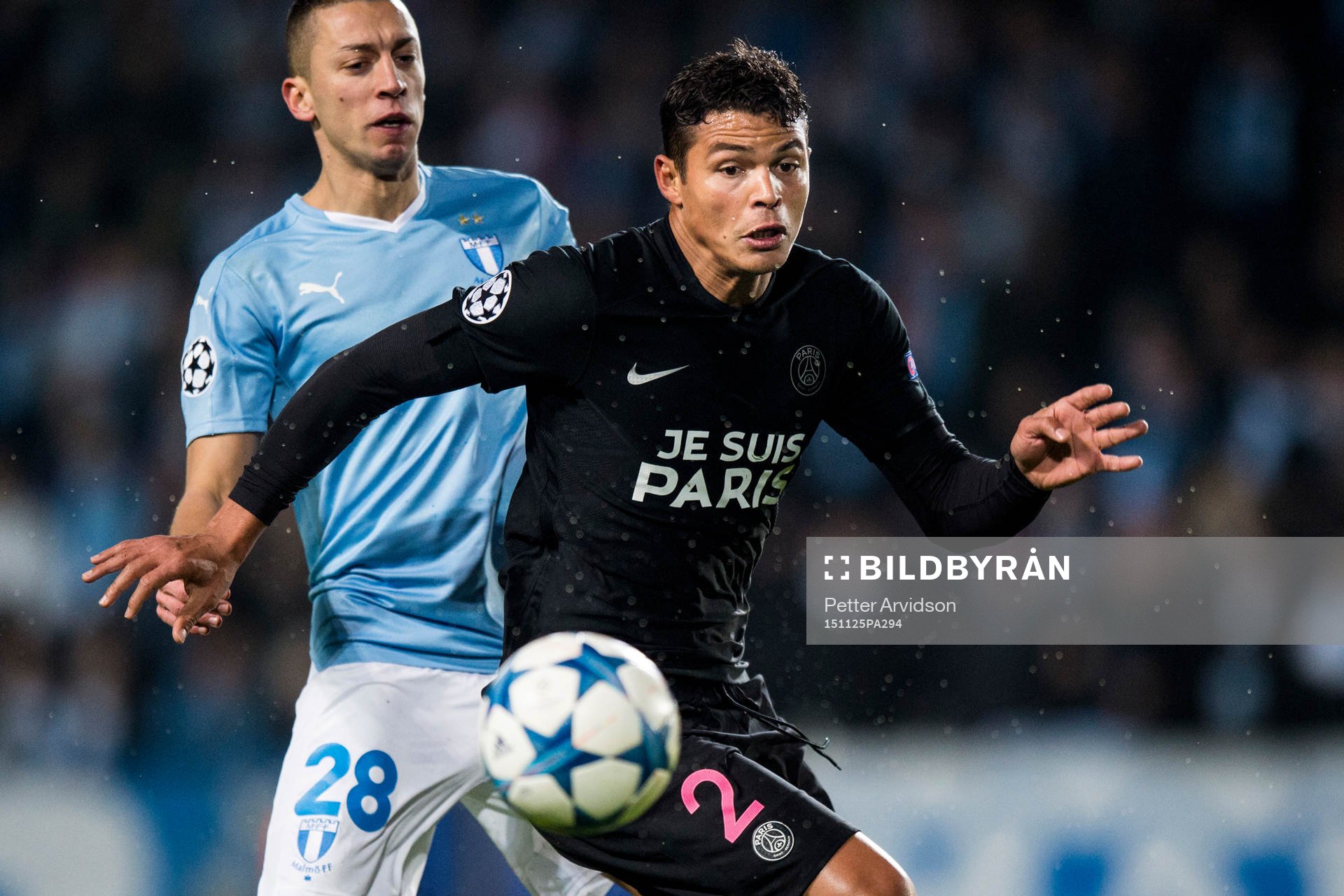 s Thiago Silva och Malmö FFs Nikola Djurjic