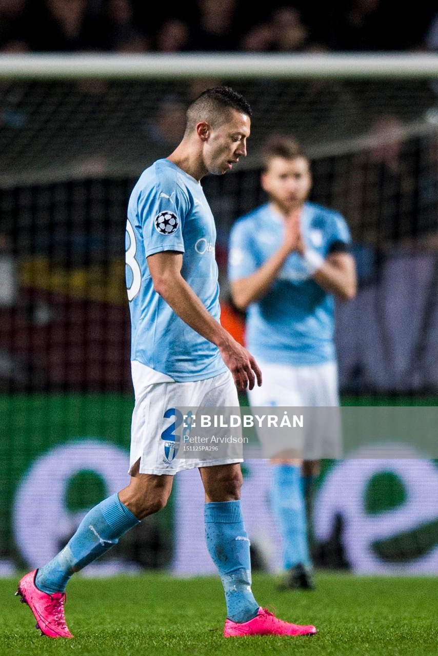 Malmö FFs Nikola Djurjic deppar