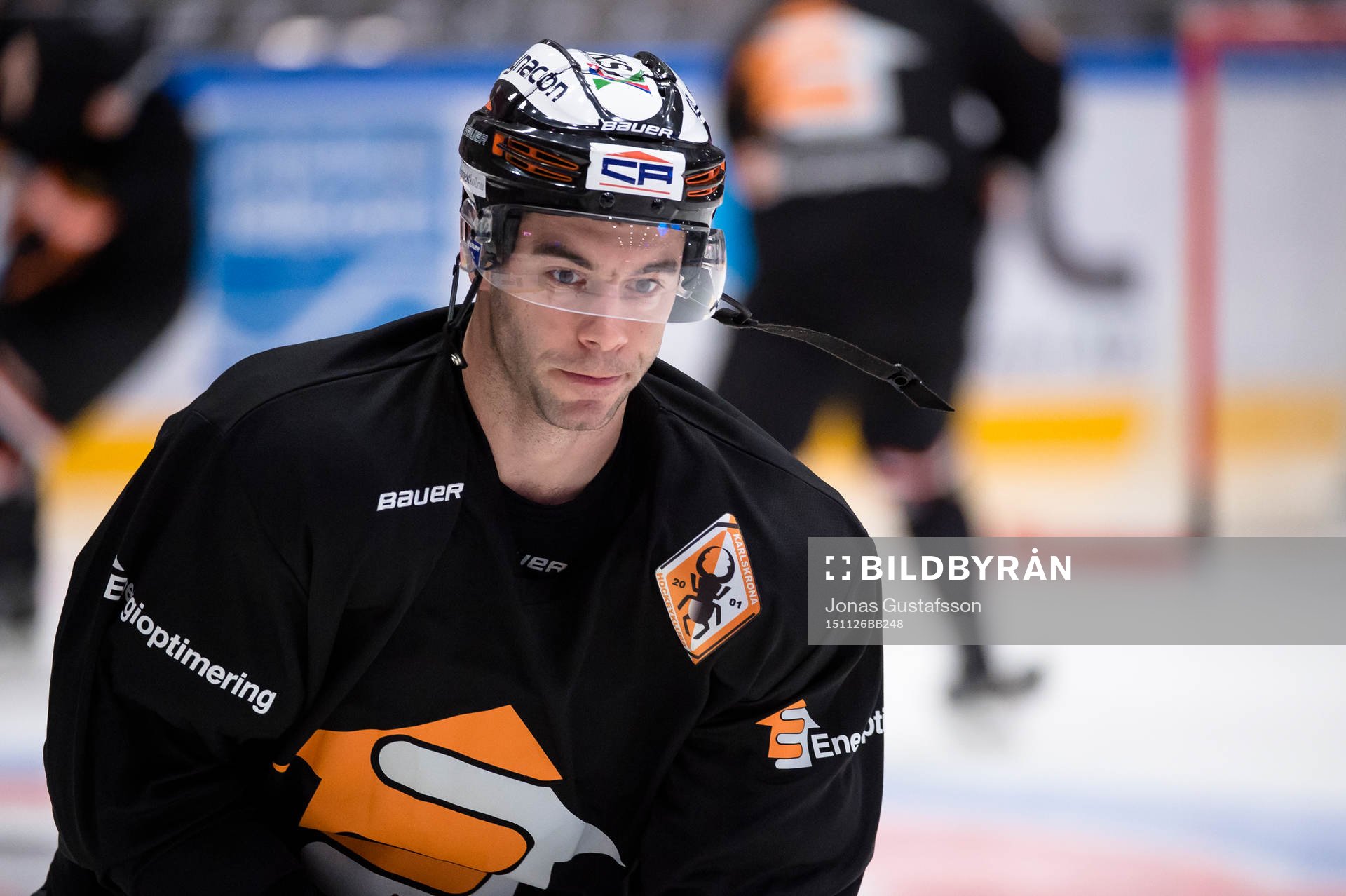 Karlskronas Julien Brouillette värmer upp