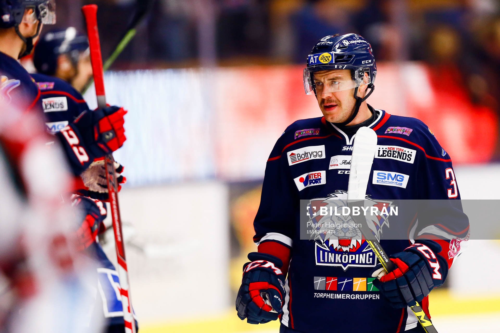 Linköpings Niklas Fogström jublar