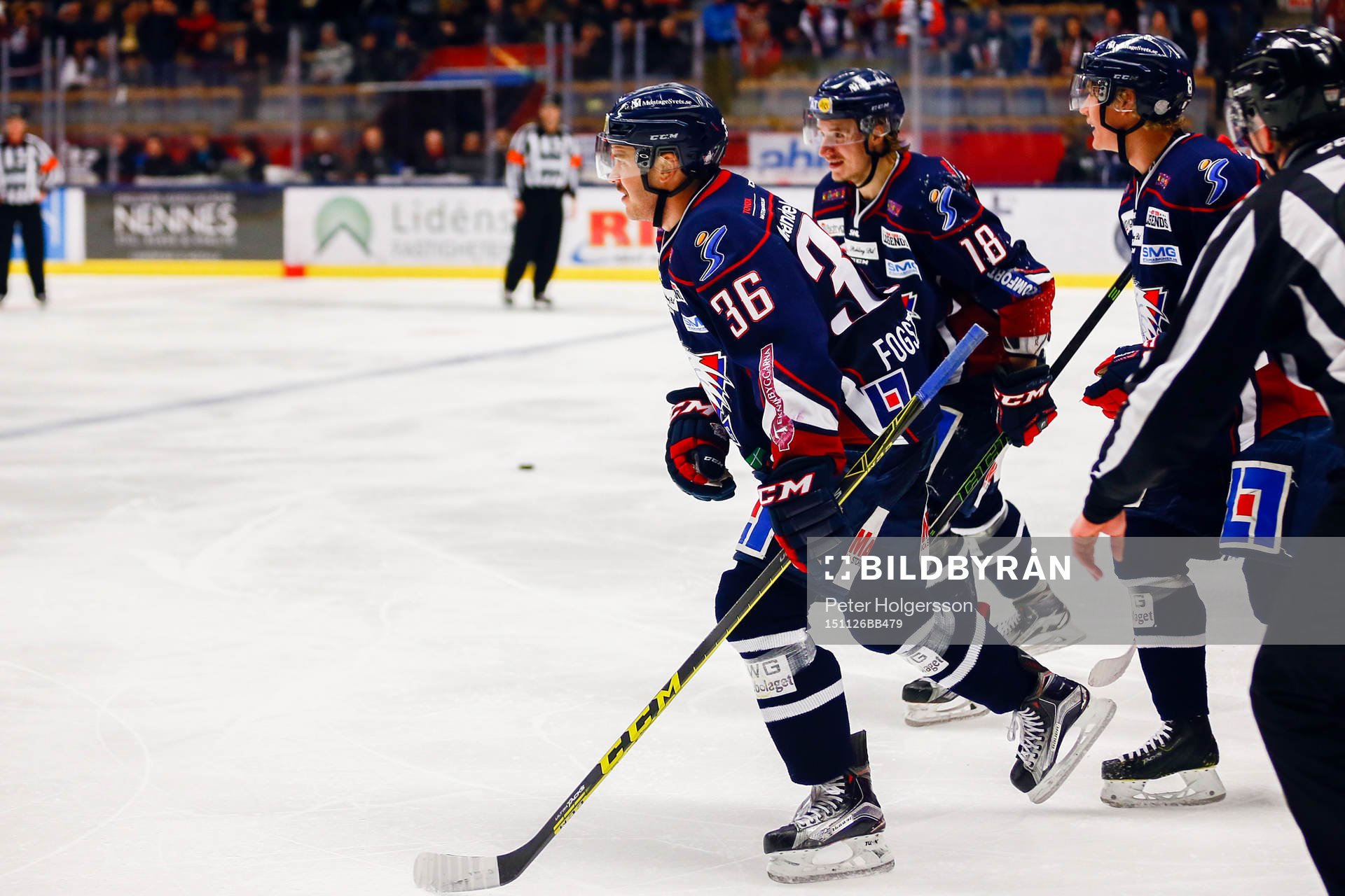 Linköpings Niklas Fogström jublar