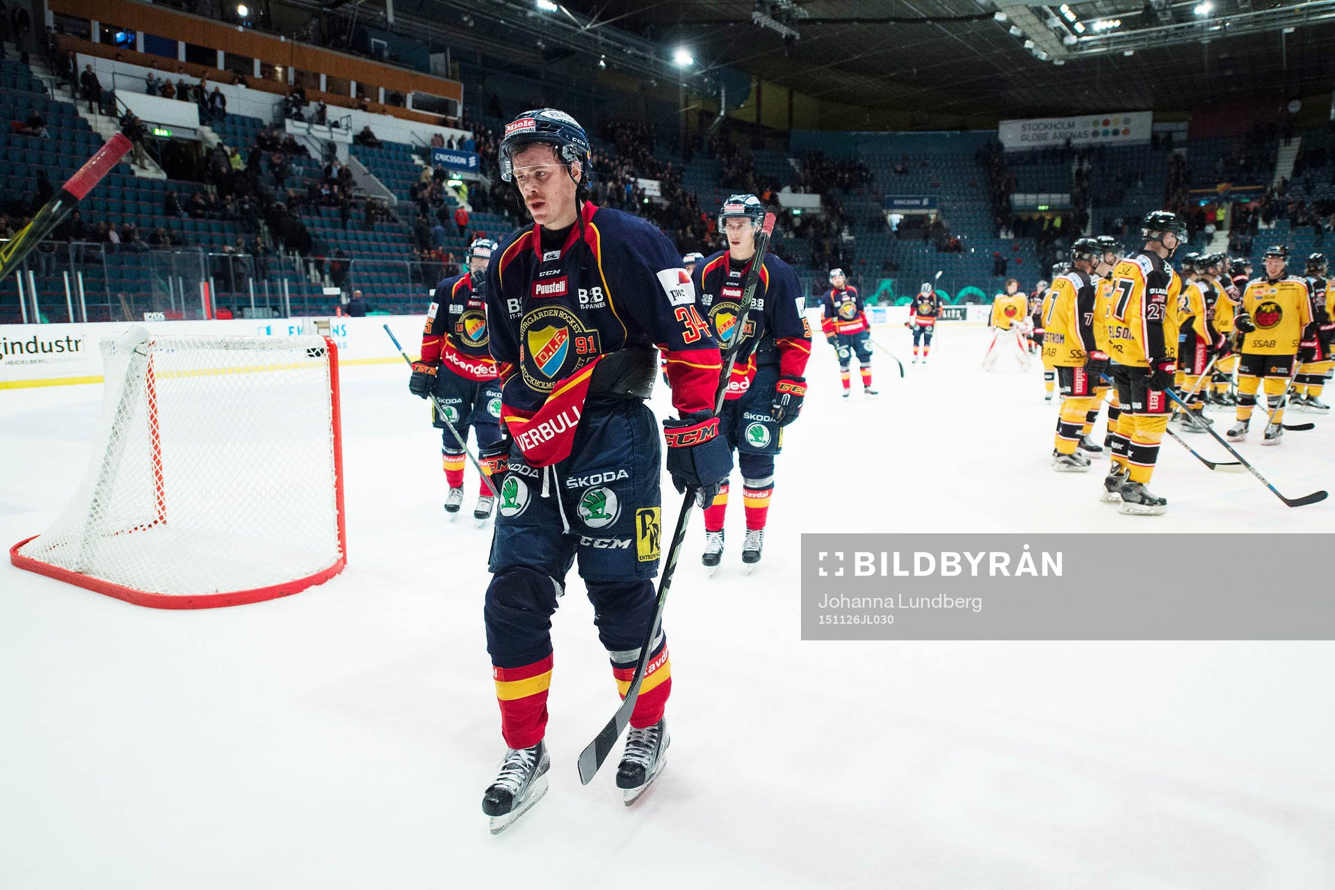 Djurgårdens Daniel Brodin deppar