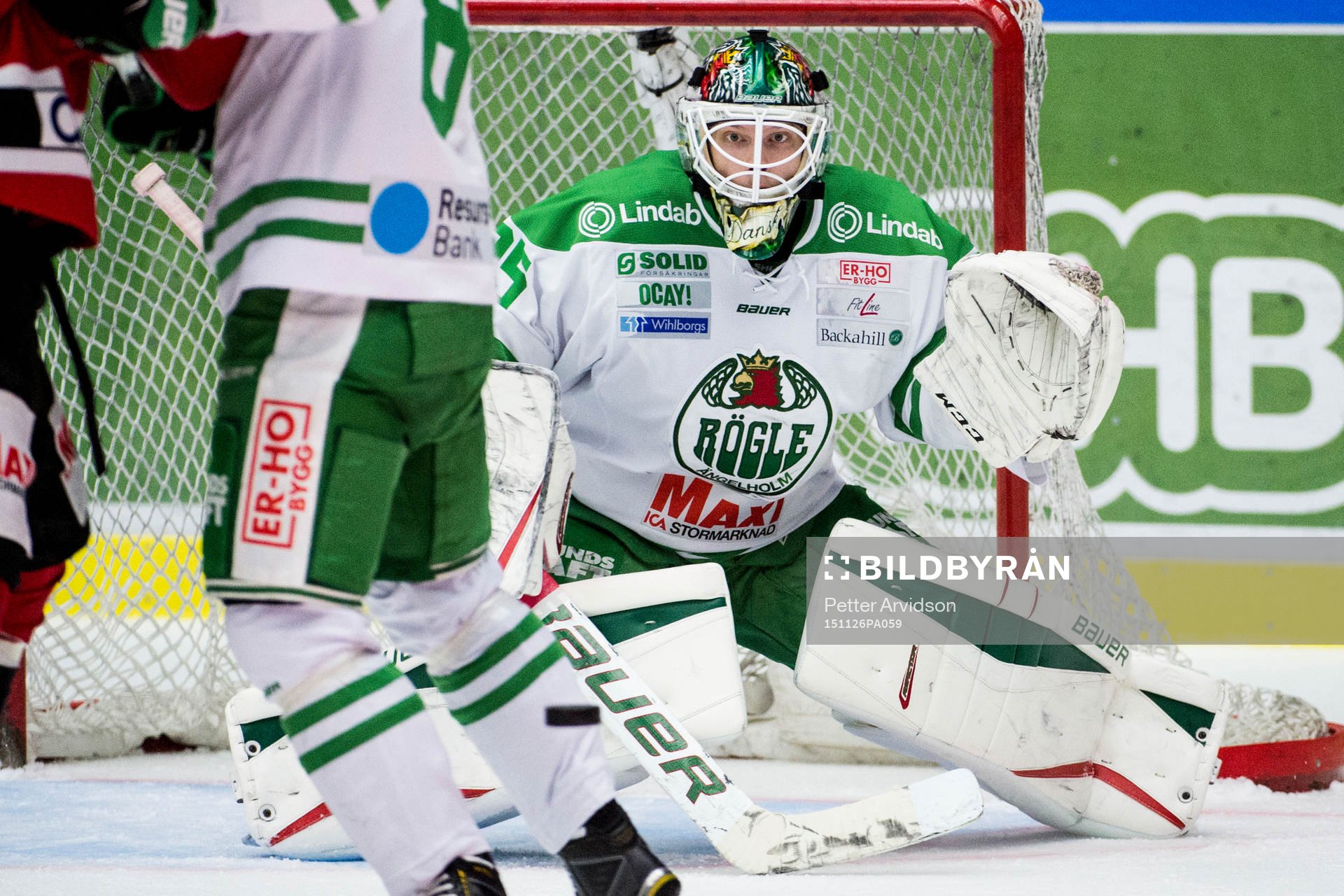 Rögles målvakt Oscar Dansk