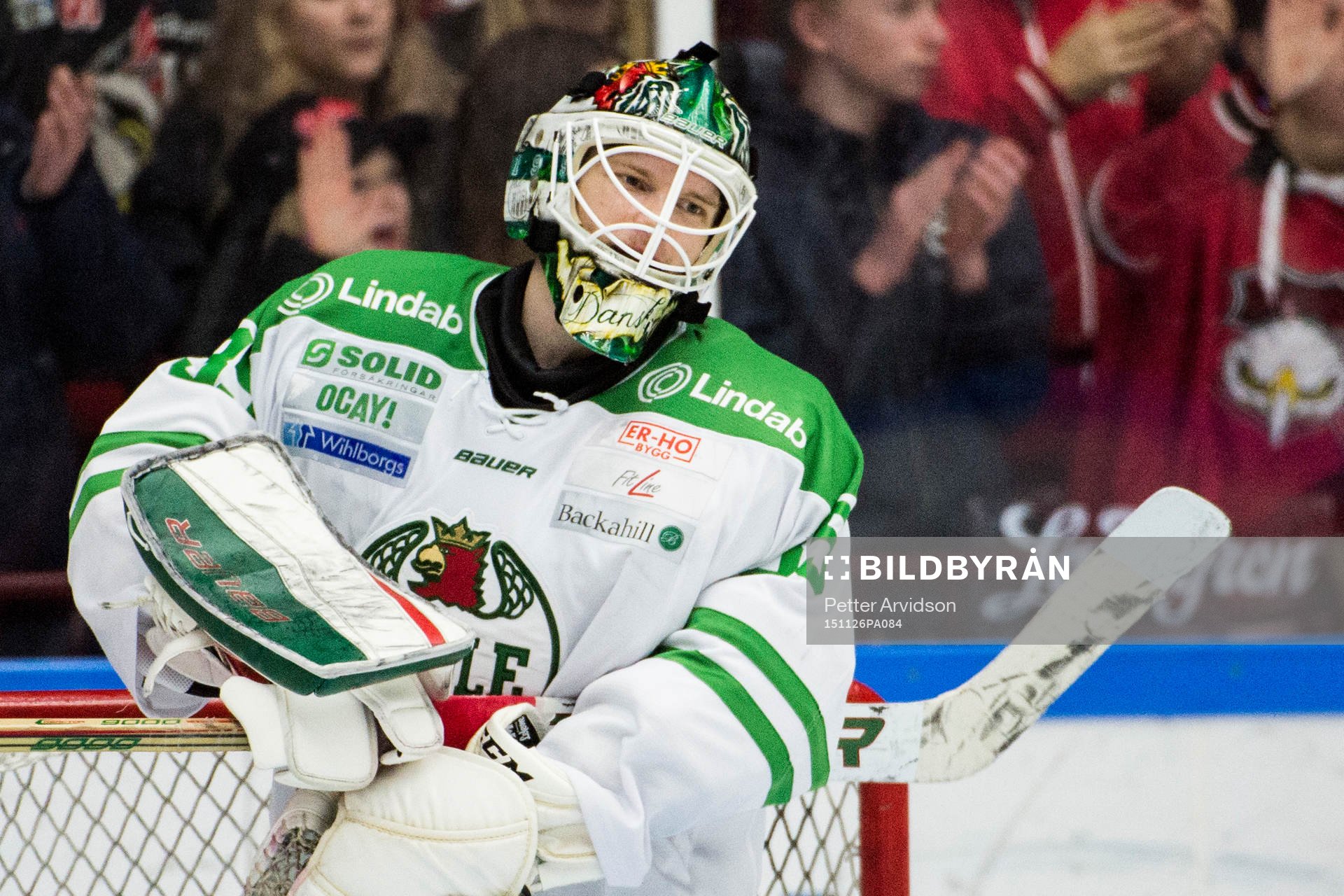 Rögles målvakt Oscar Dansk deppar