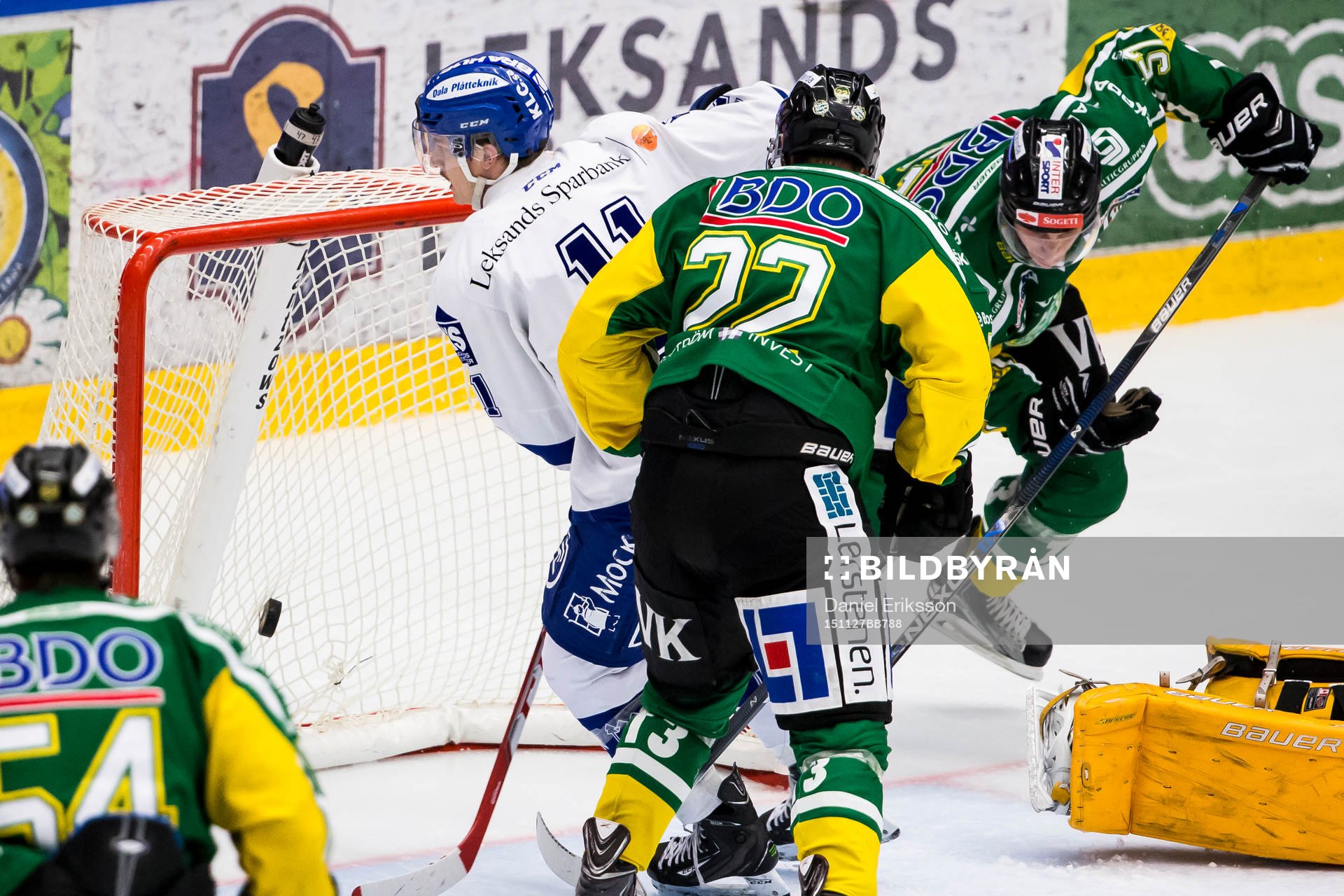 Leksands Martin Karlsson  kvitterar till 1-1 bakom