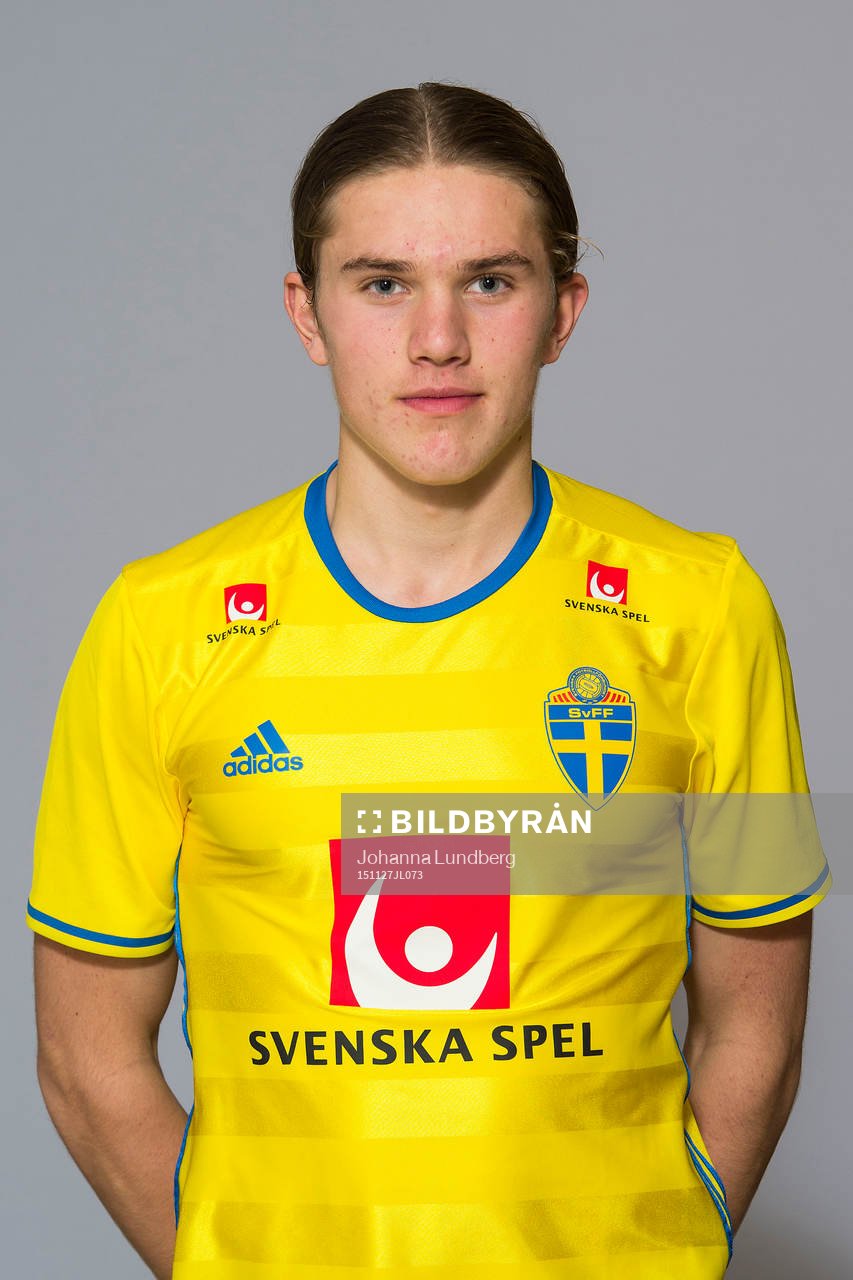 Viktor Gyökeres som spelar i P17/98-landslaget