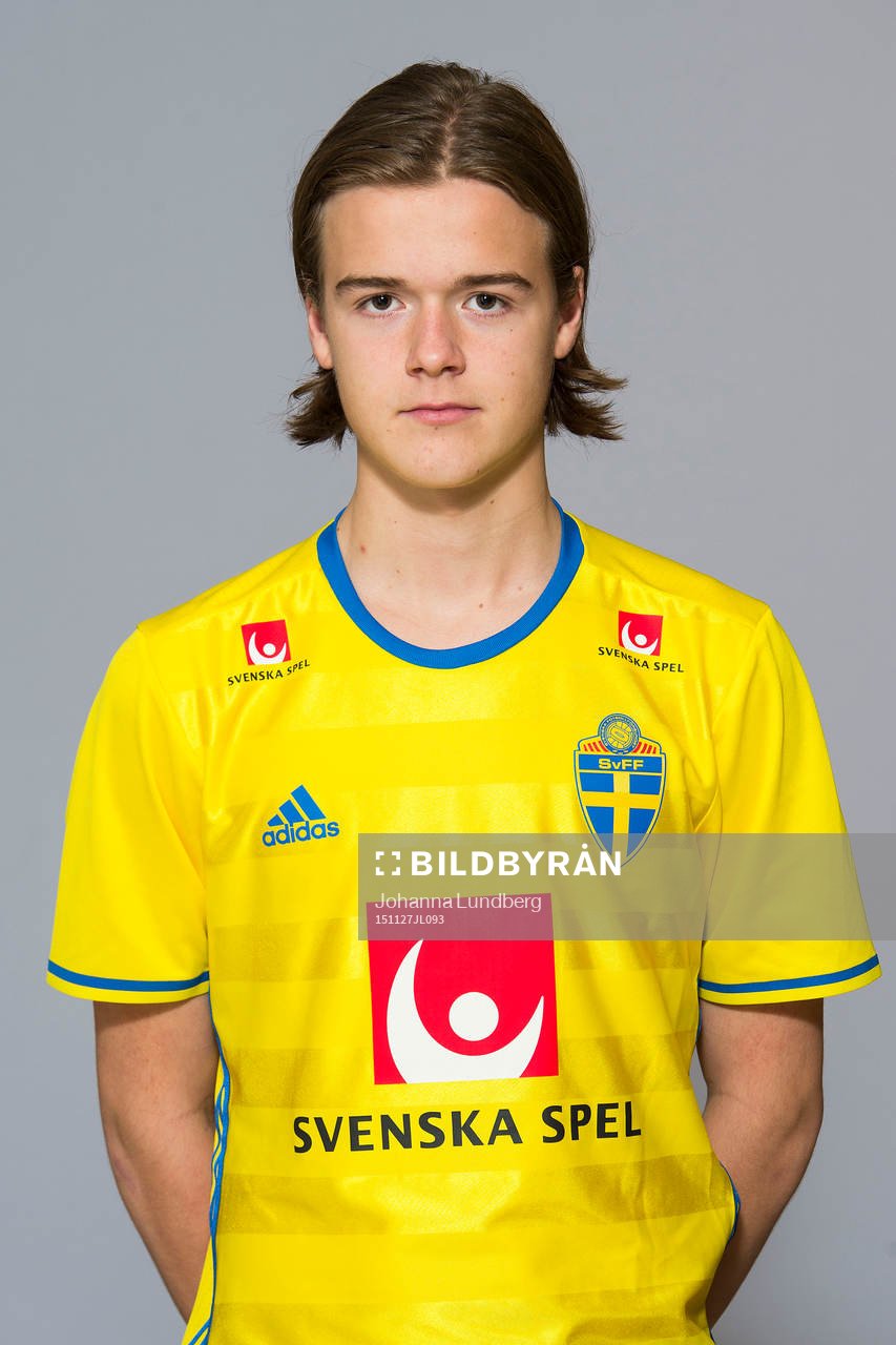August Erlingmark som spelar i P17/98-landslaget