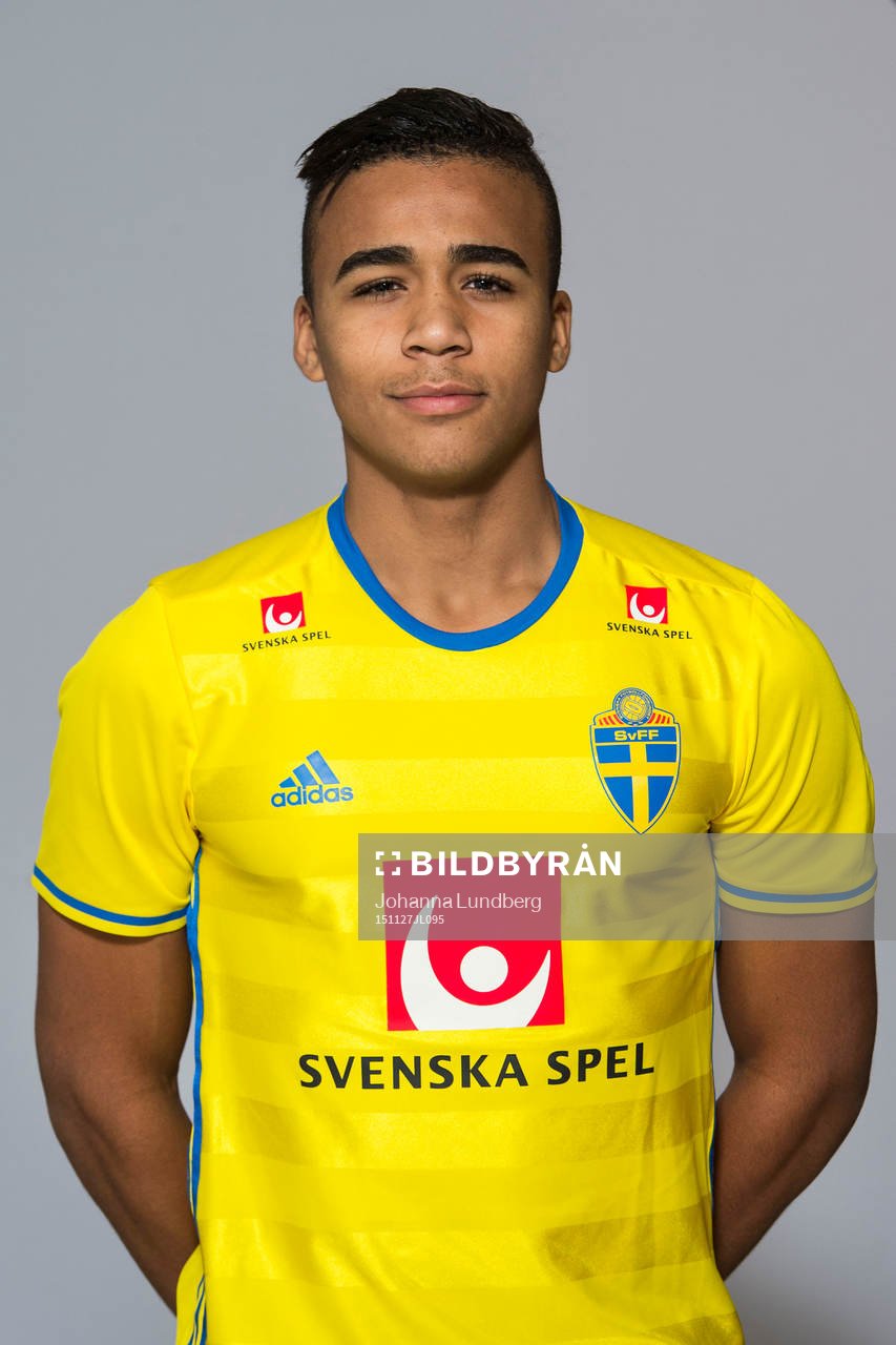 Jerome Tibbling som spelar i P17/98-landslaget