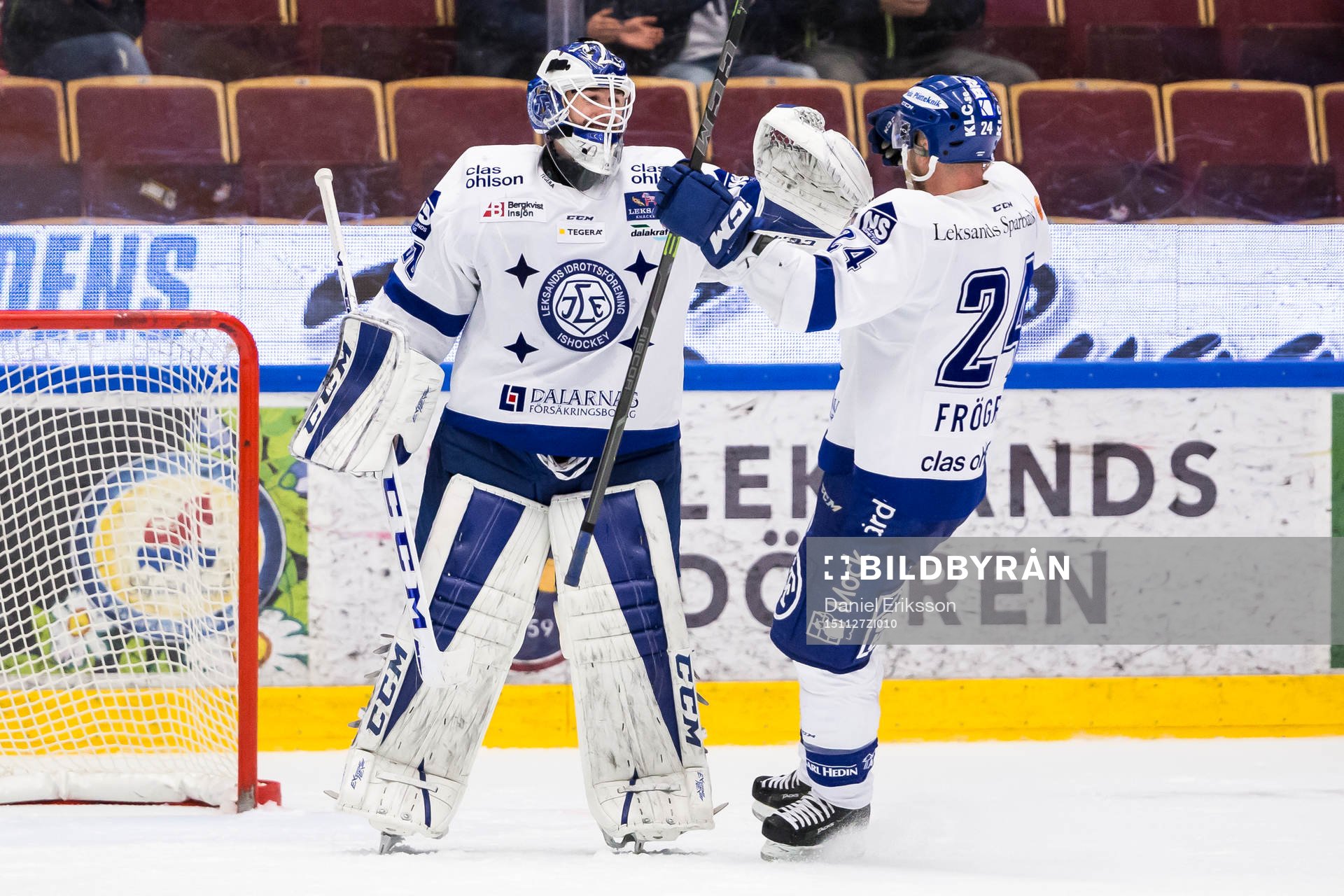 målvakt Henrik Haukeland Jonas Frögren jublar