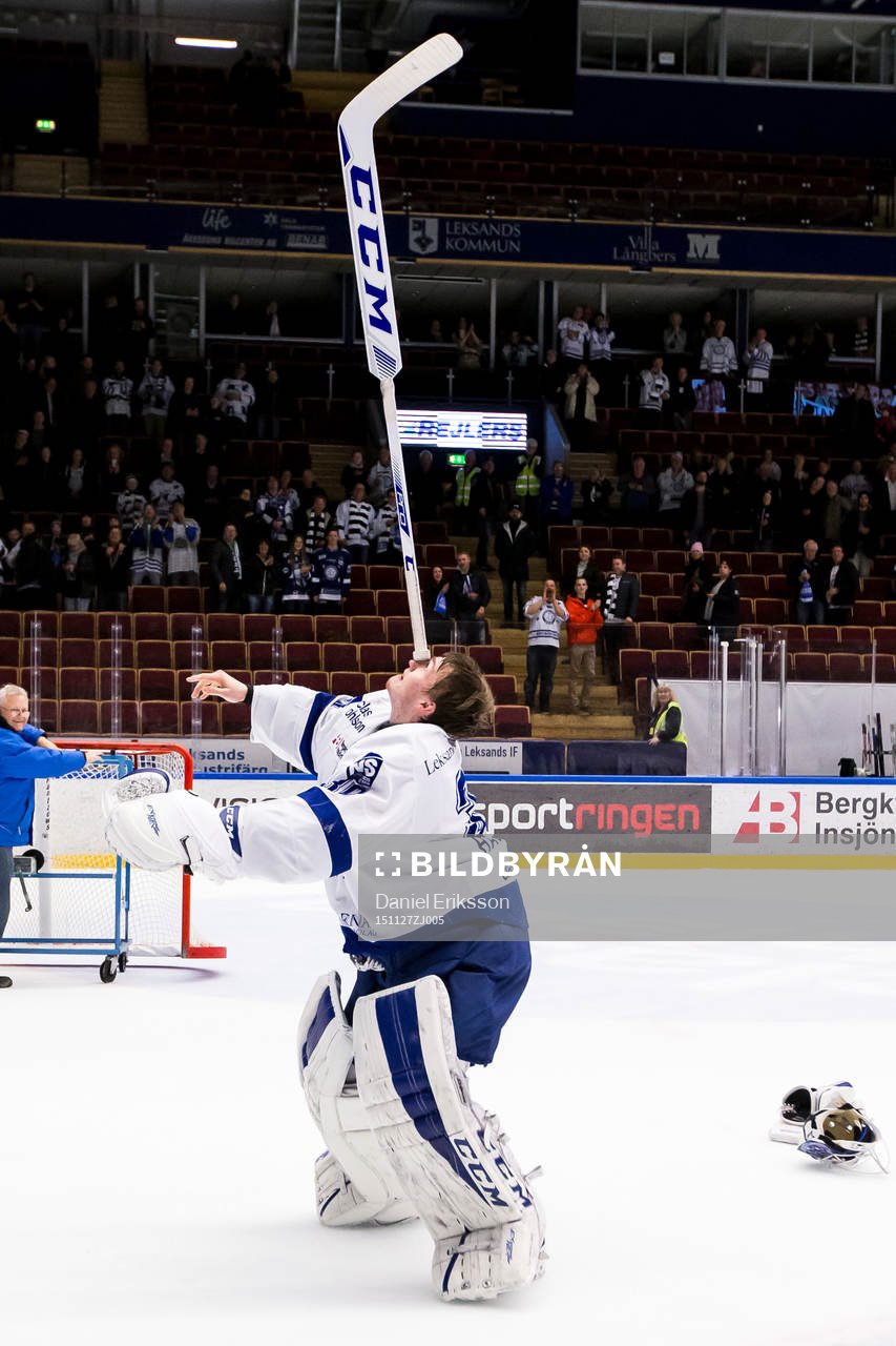 Leksands målvakt Henrik Haukeland