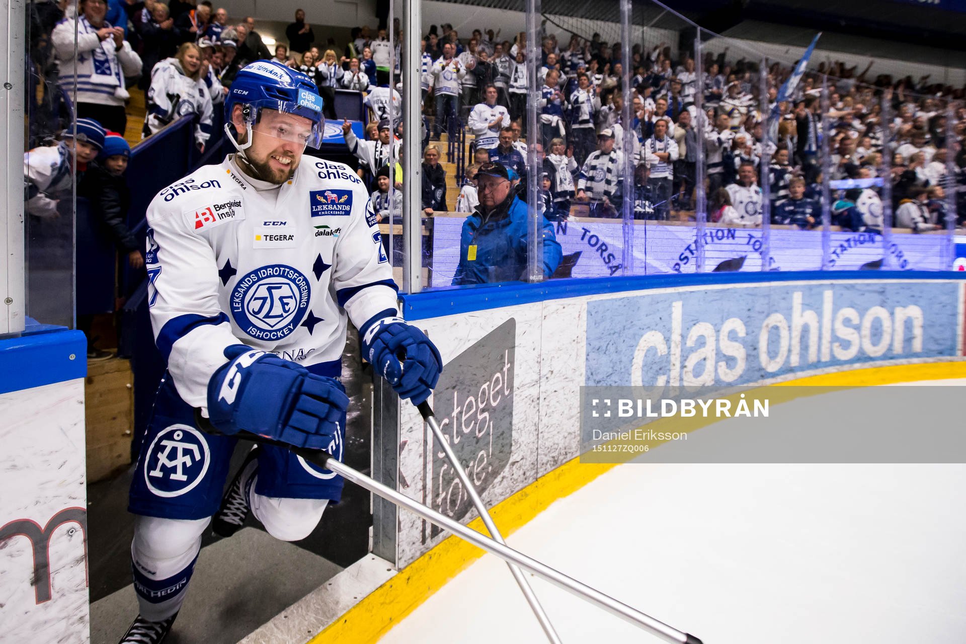 Leksands Viktor Mårtensson utsedd till matchens krigare i