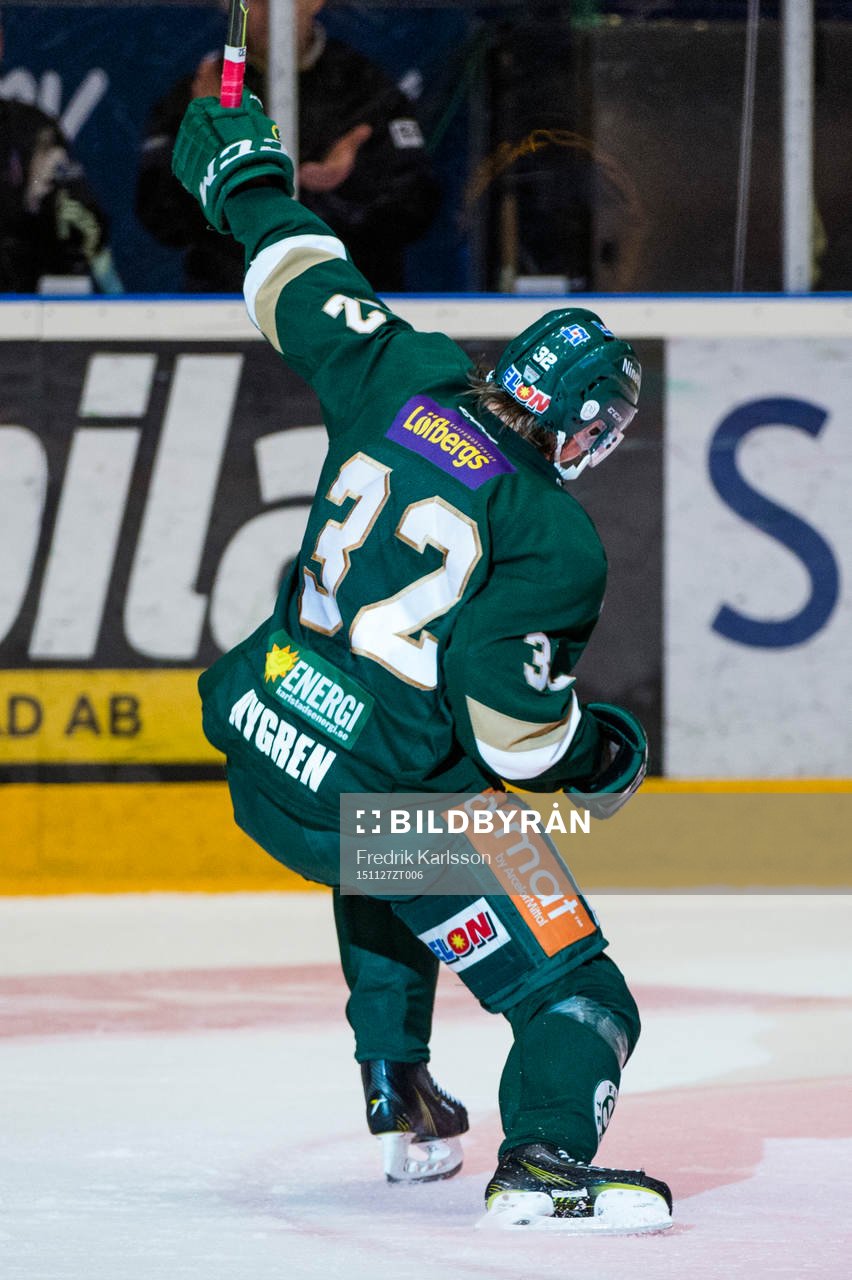 Färjestads Magnus Nygren jublar