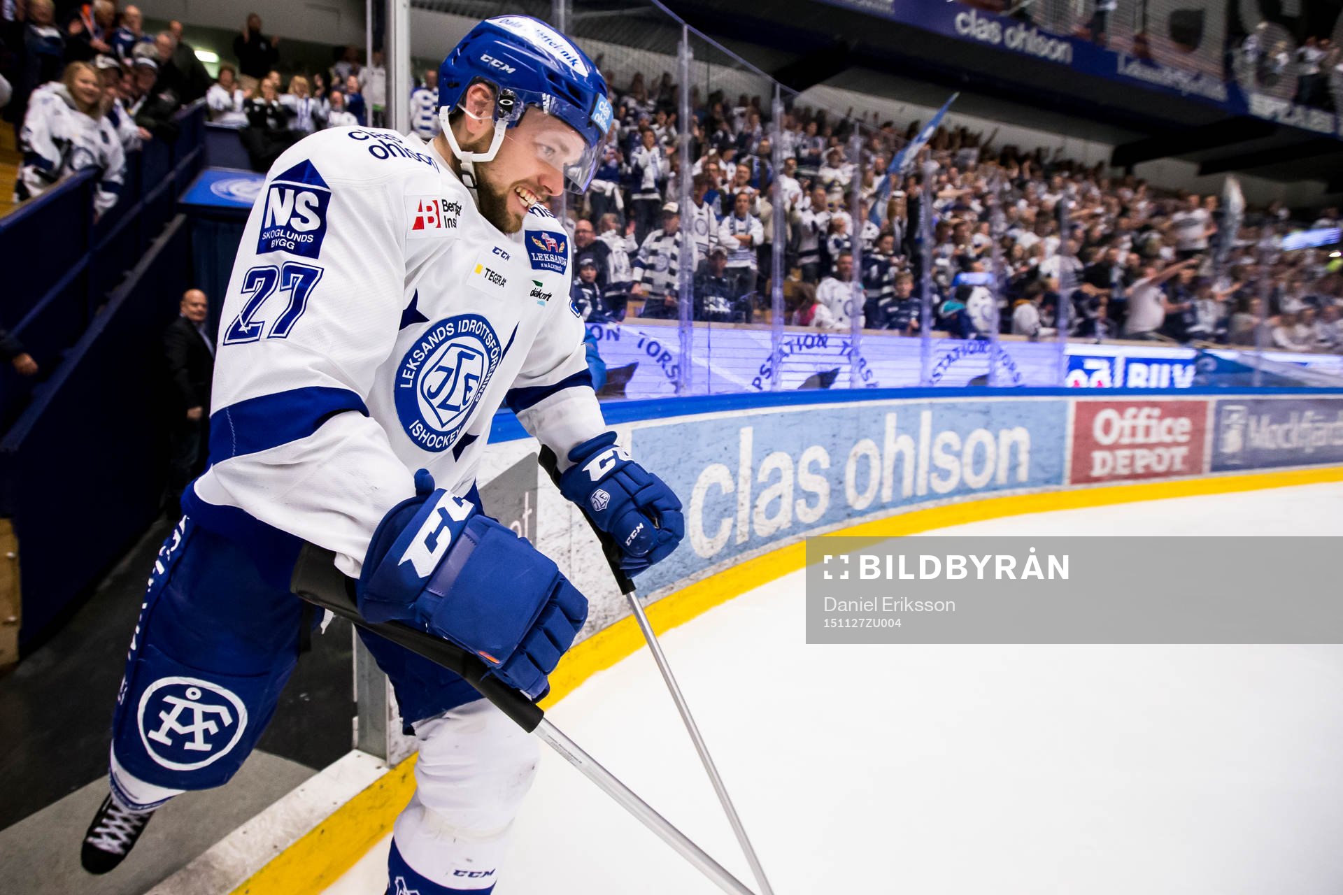 Leksands Viktor Mårtensson utsedd till matchens krigare i