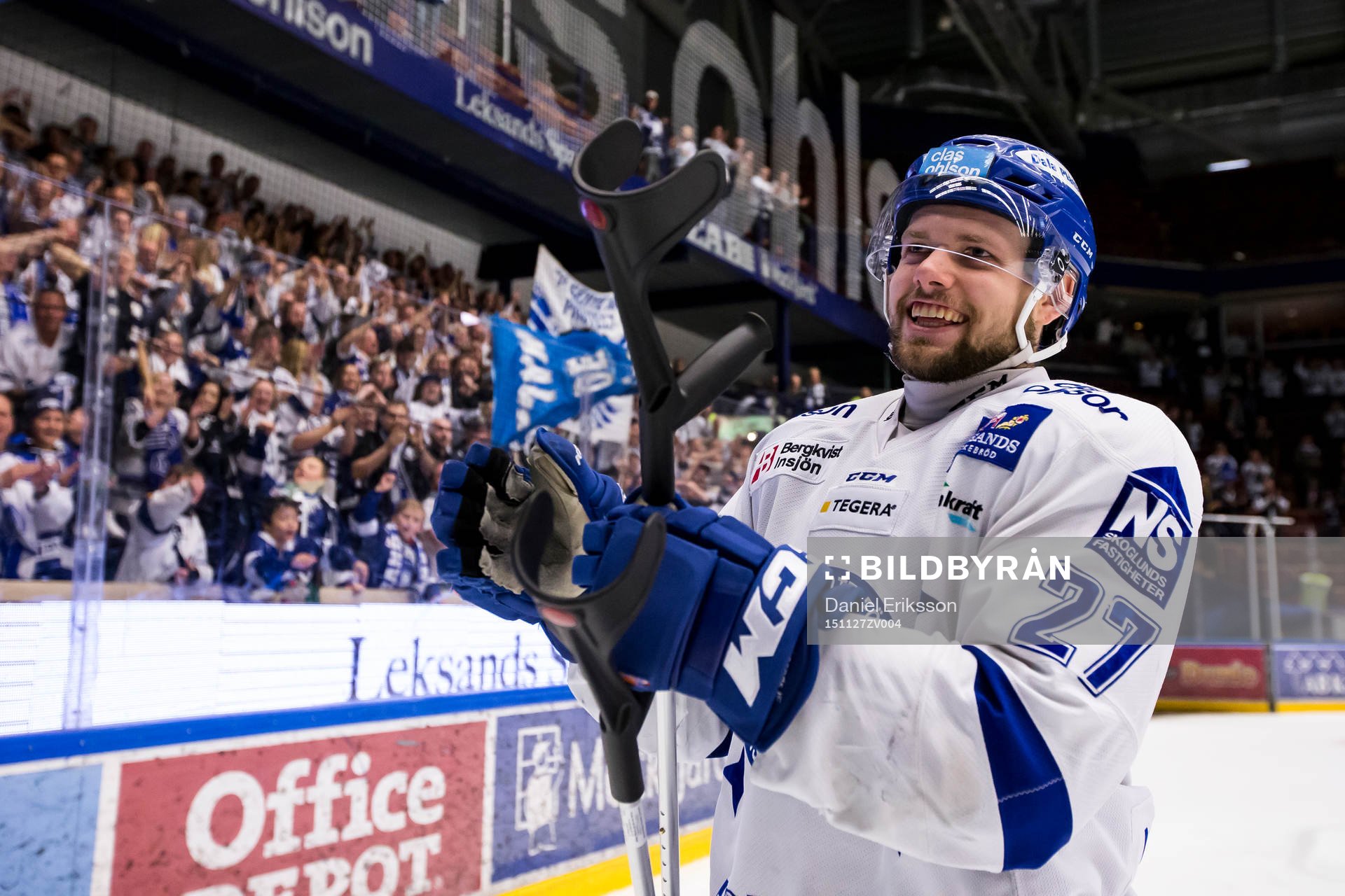 Leksands Viktor Mårtensson utsedd till matchens krigare i