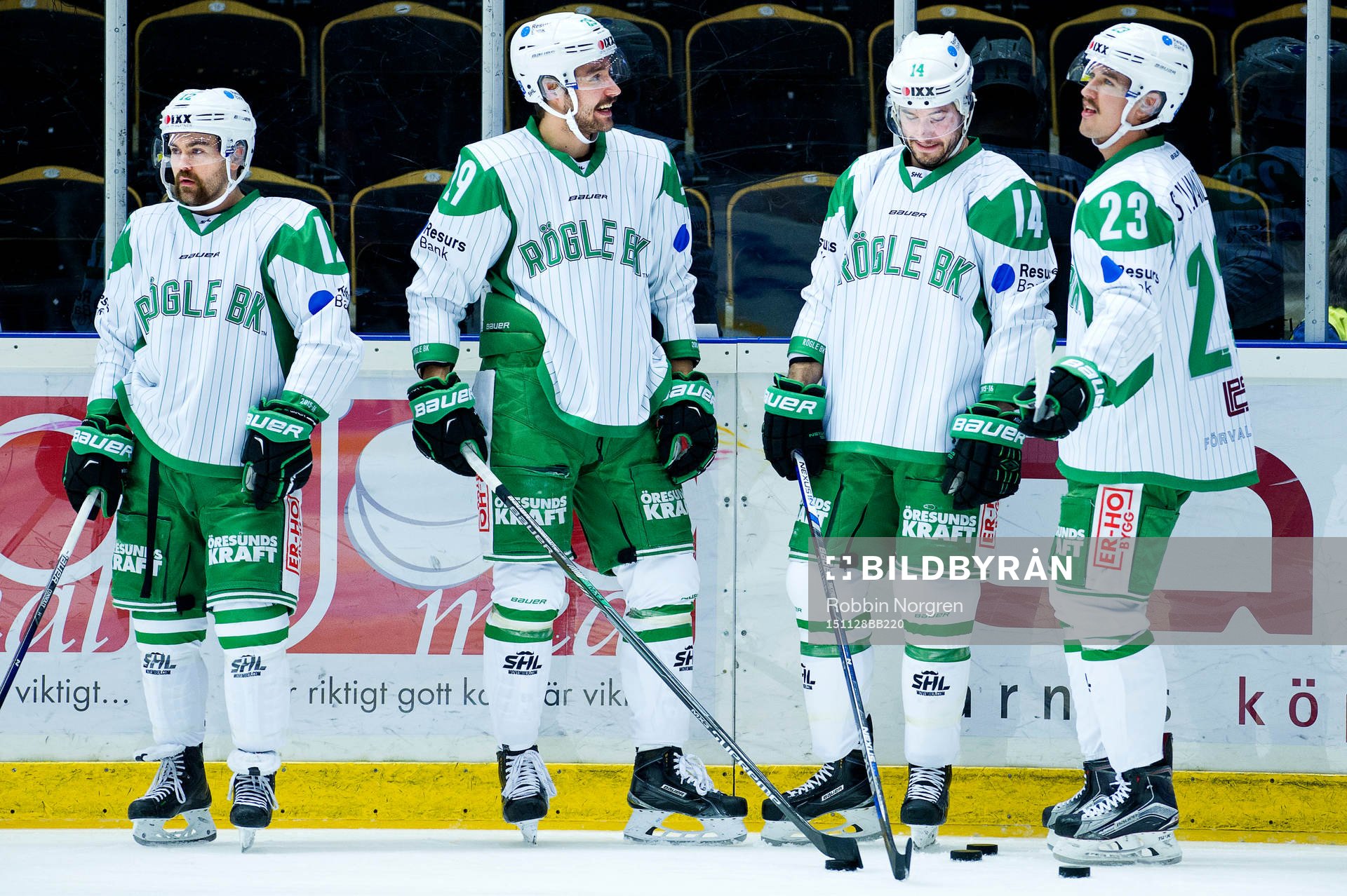 Rögles Jack Connolly, Ludvig Rensfeldt, Jordan Smotherman