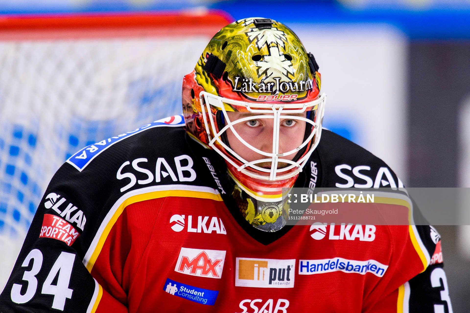 Luleås målvakt Joel Lassinantti