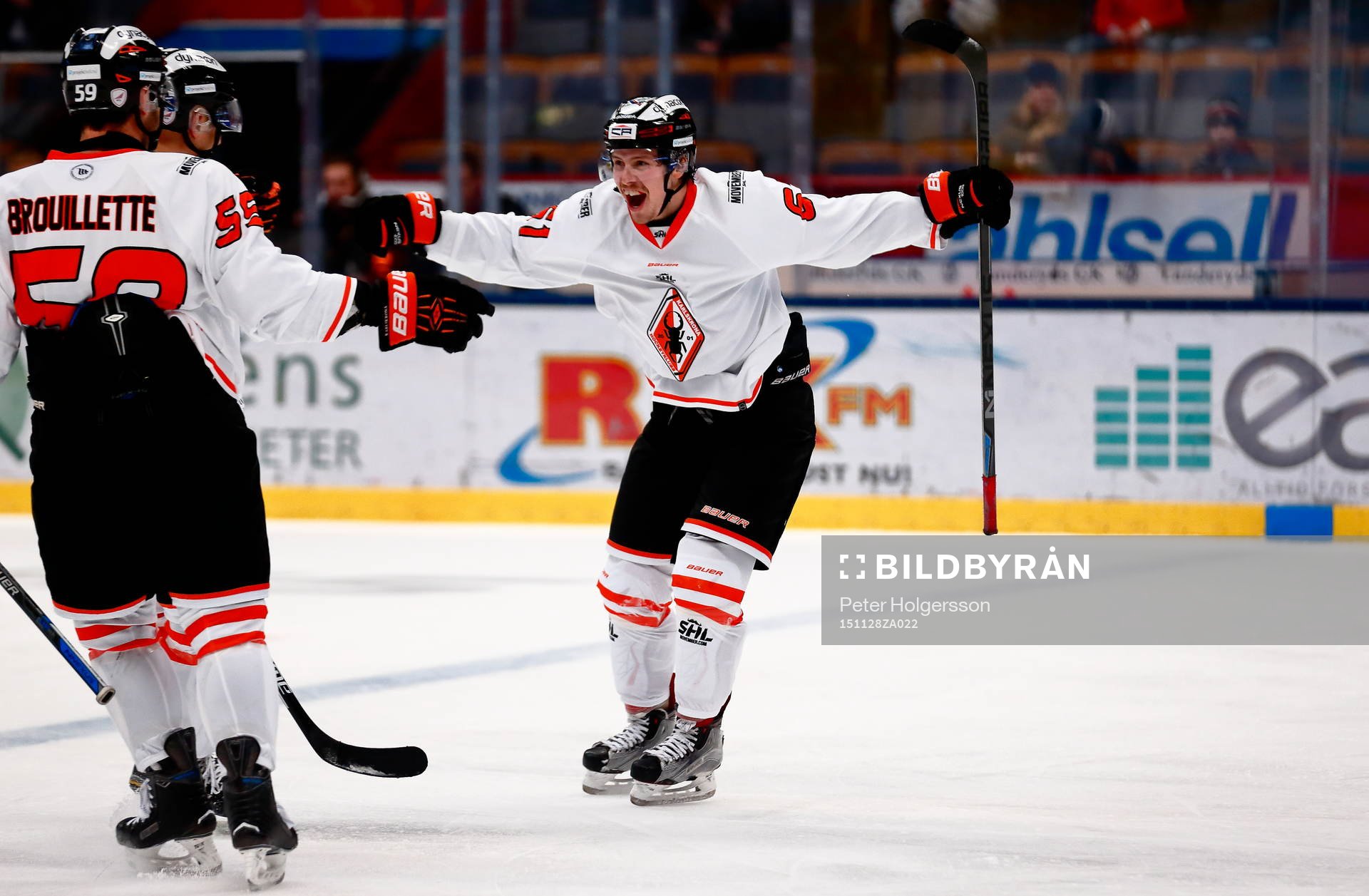 Karlskronas Mattias Granlund jublar
