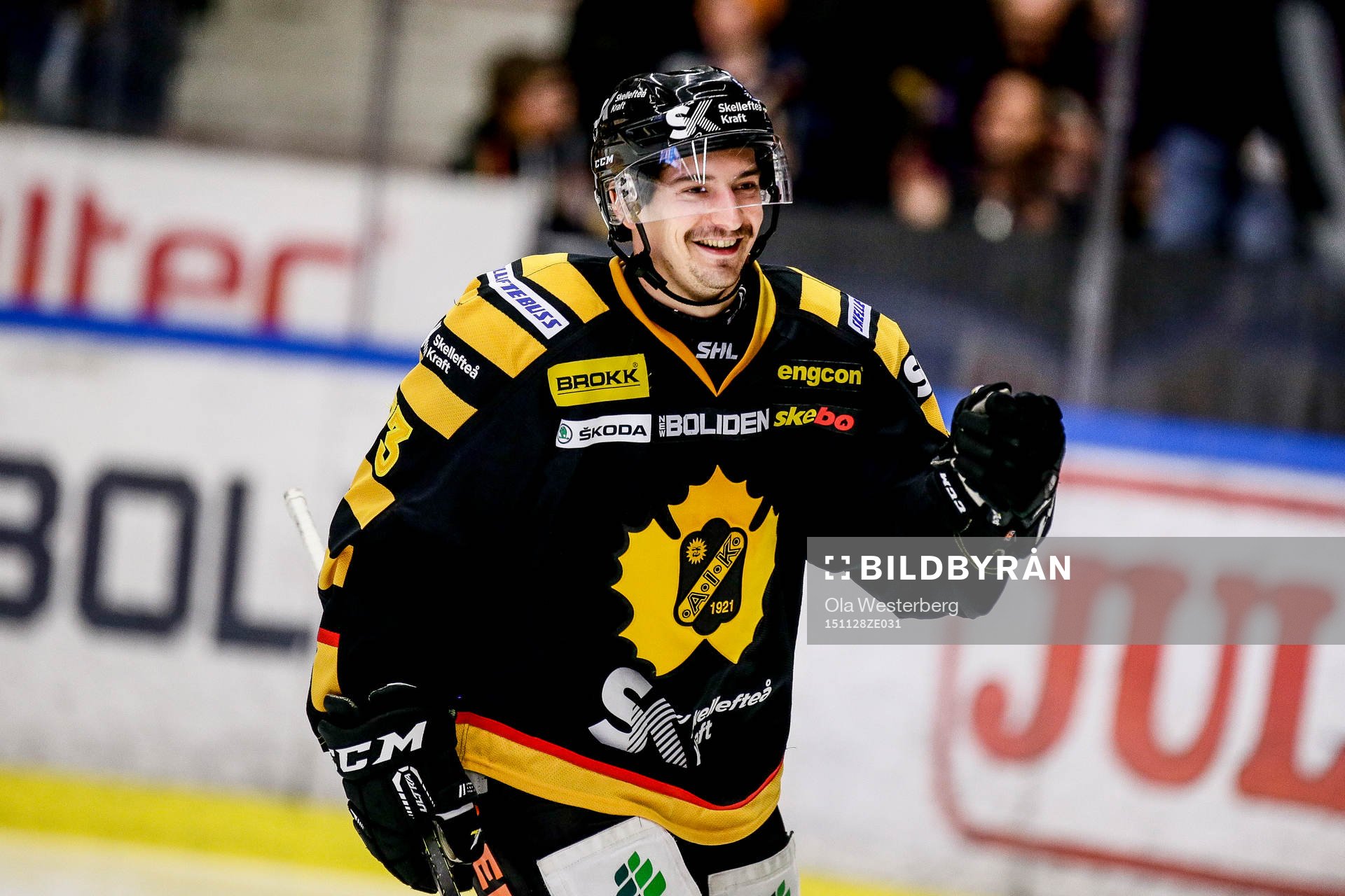 Skellefteås Terry Broadhurst jublar