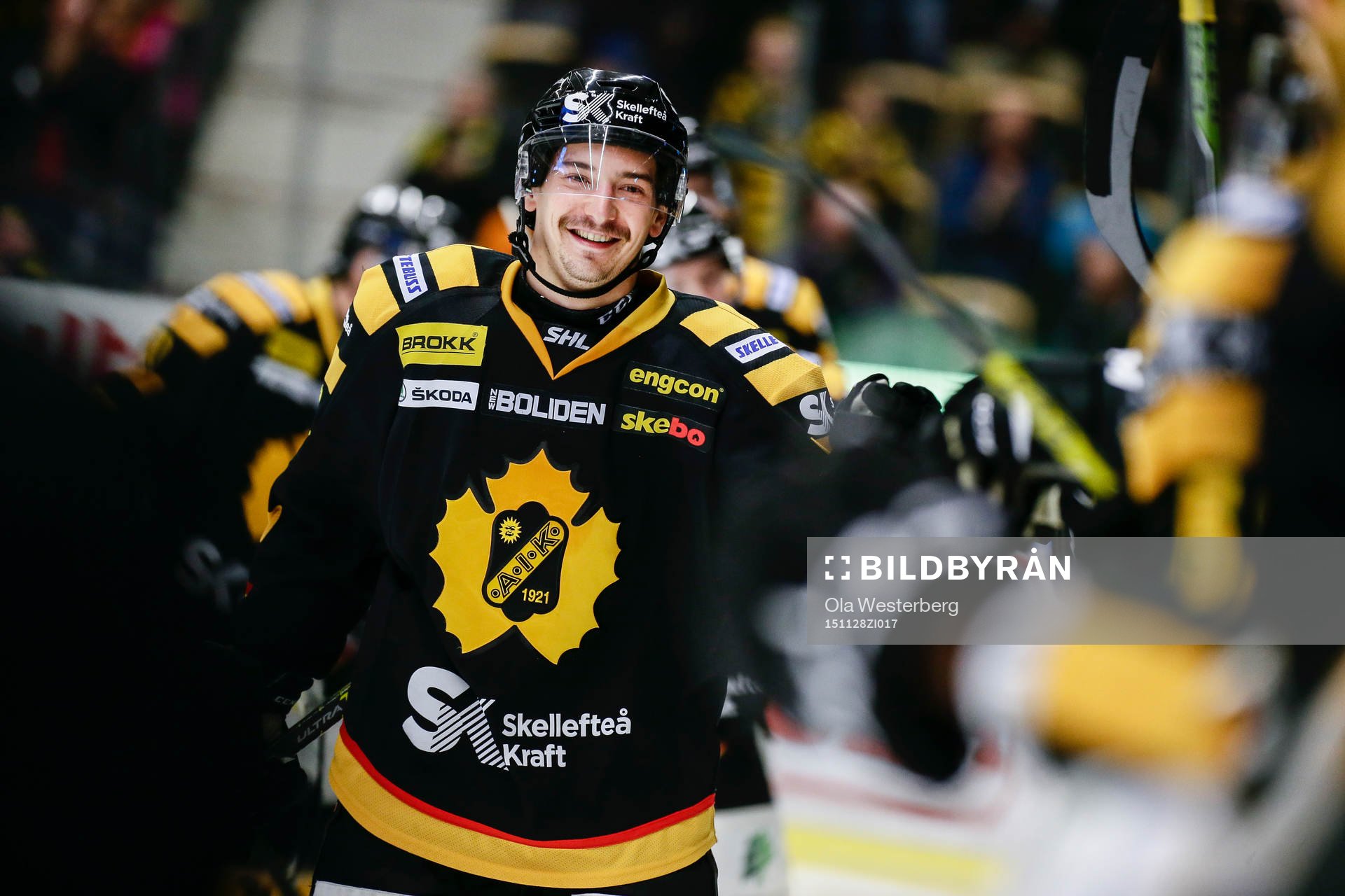 Skellefteås Terry Broadhurst jublar