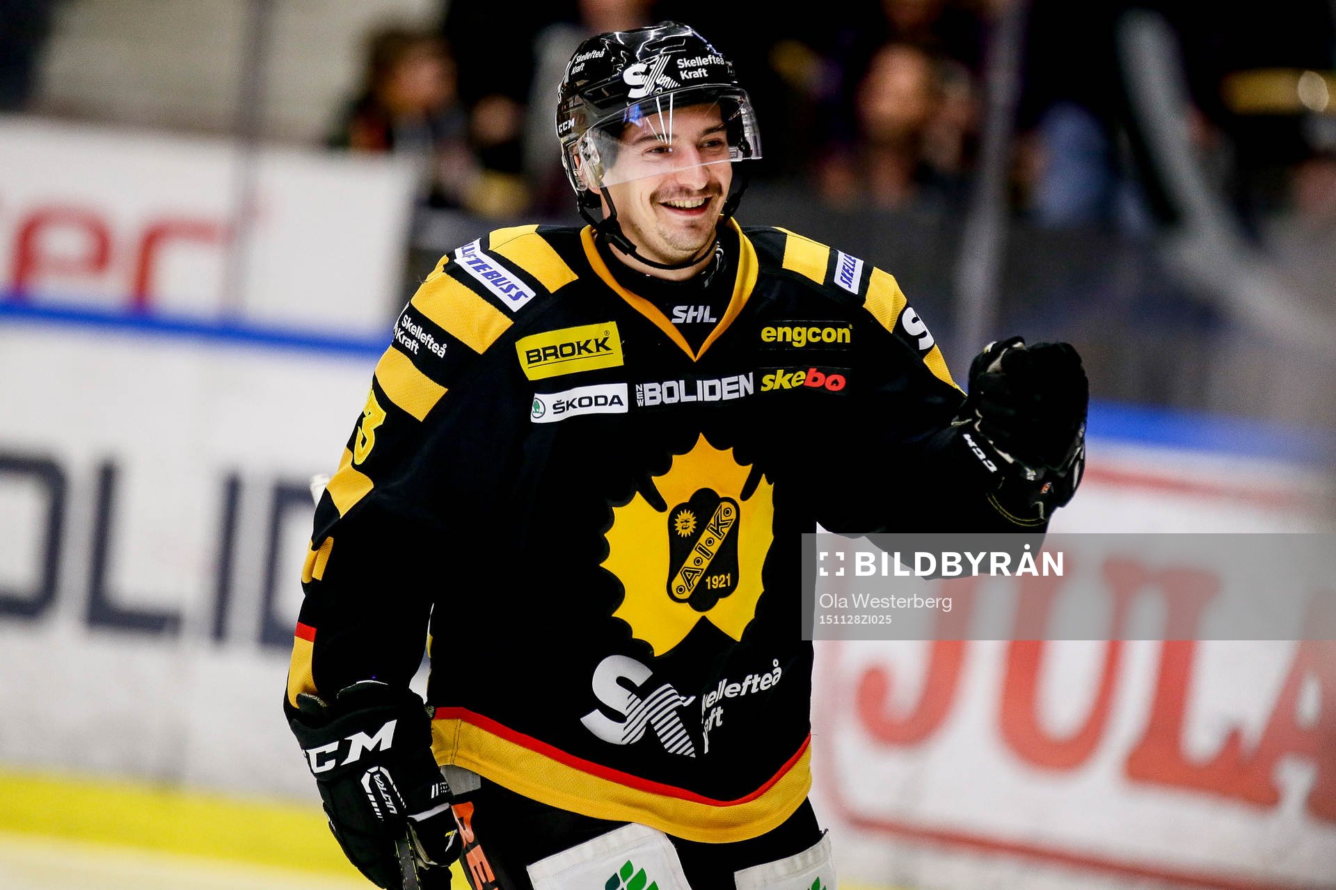 Skellefteås Terry Broadhurst jublar