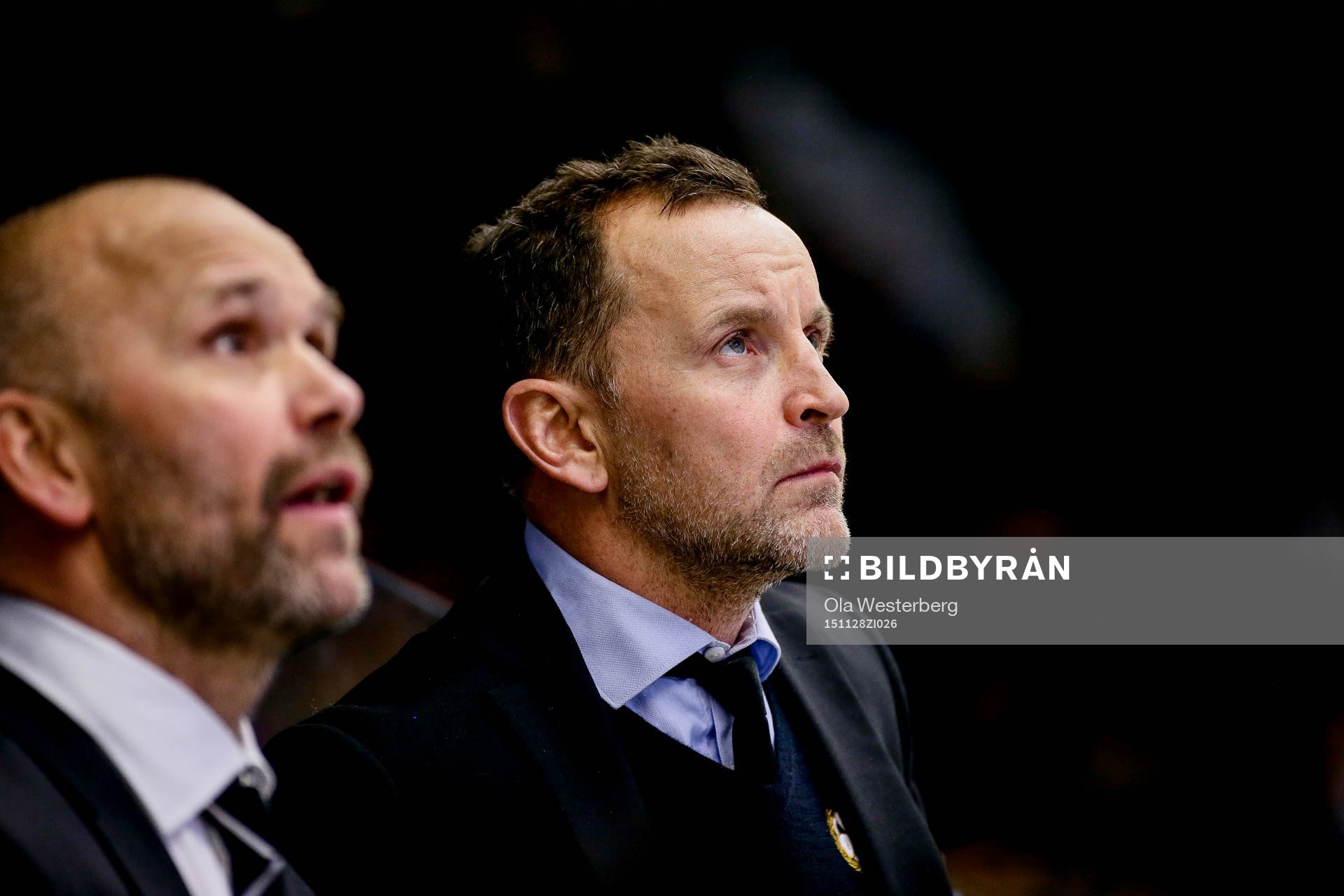 Brynäs tränare Thomas Berglund och assisterande tränare
