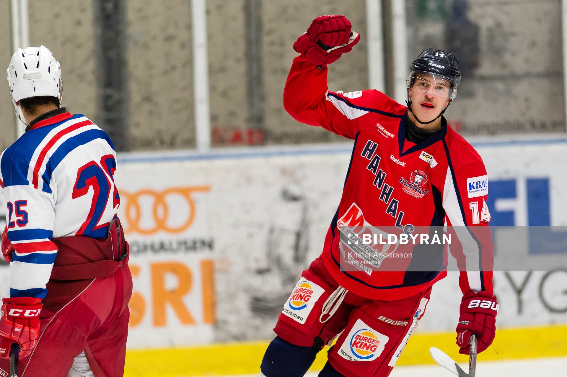 Hanhals Fredrik Johansson jublar