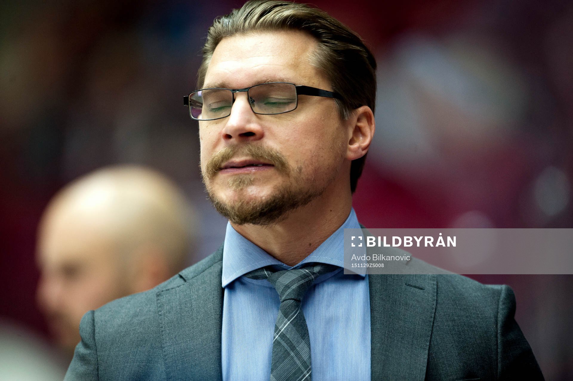 Malmö Redhawks tränare Björn Hellkvist deppar