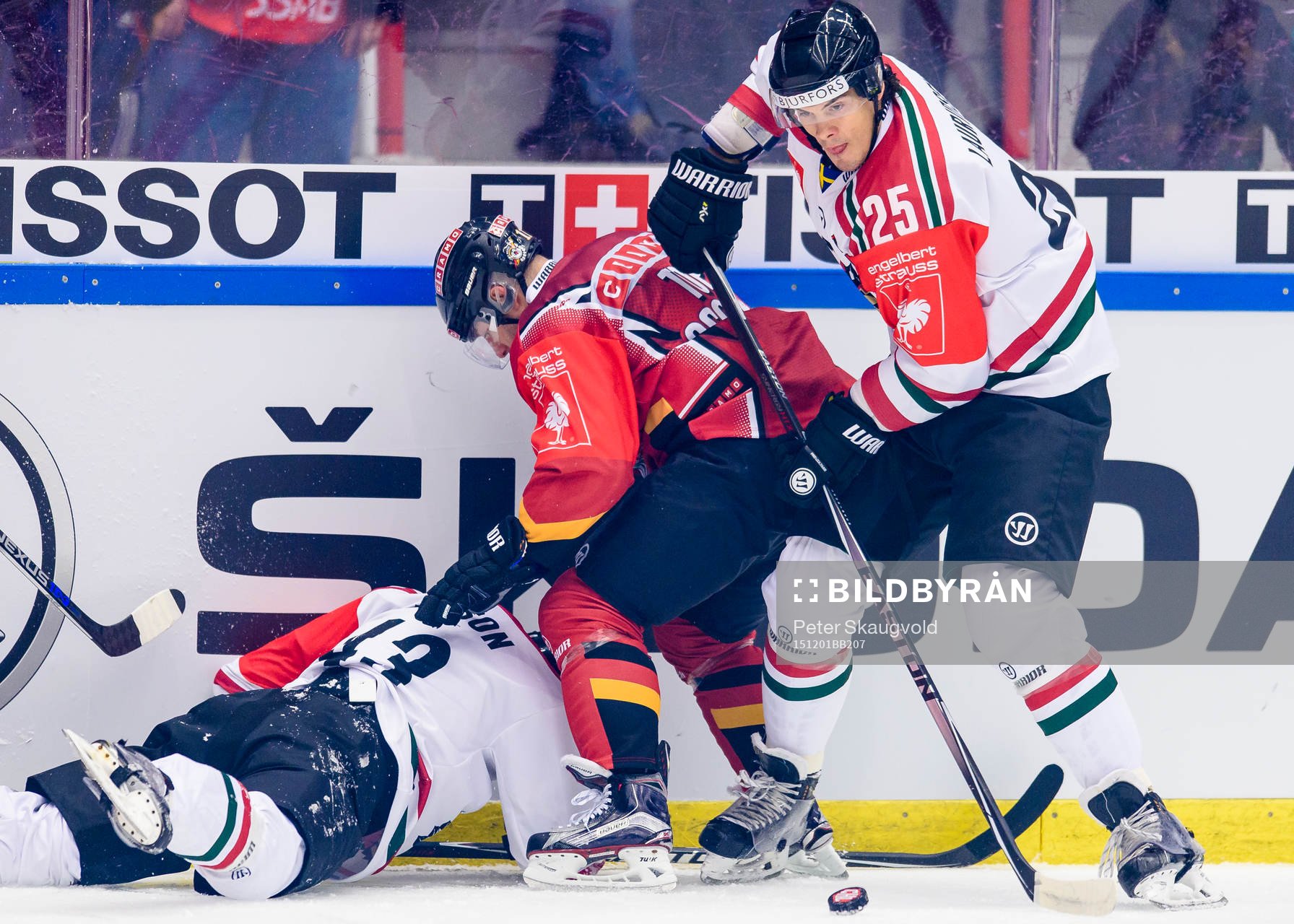 Frölundas Oliver Lauridsen med pucken