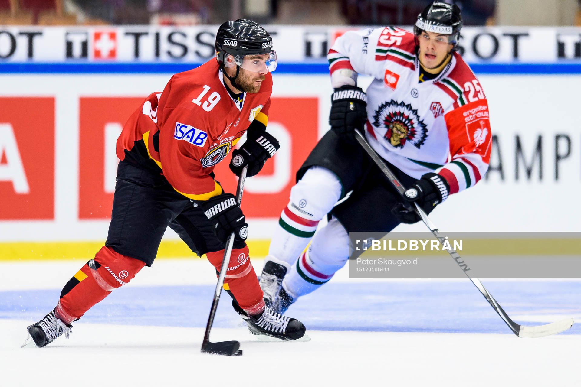 Luleås Jacob Lagacé med pucken