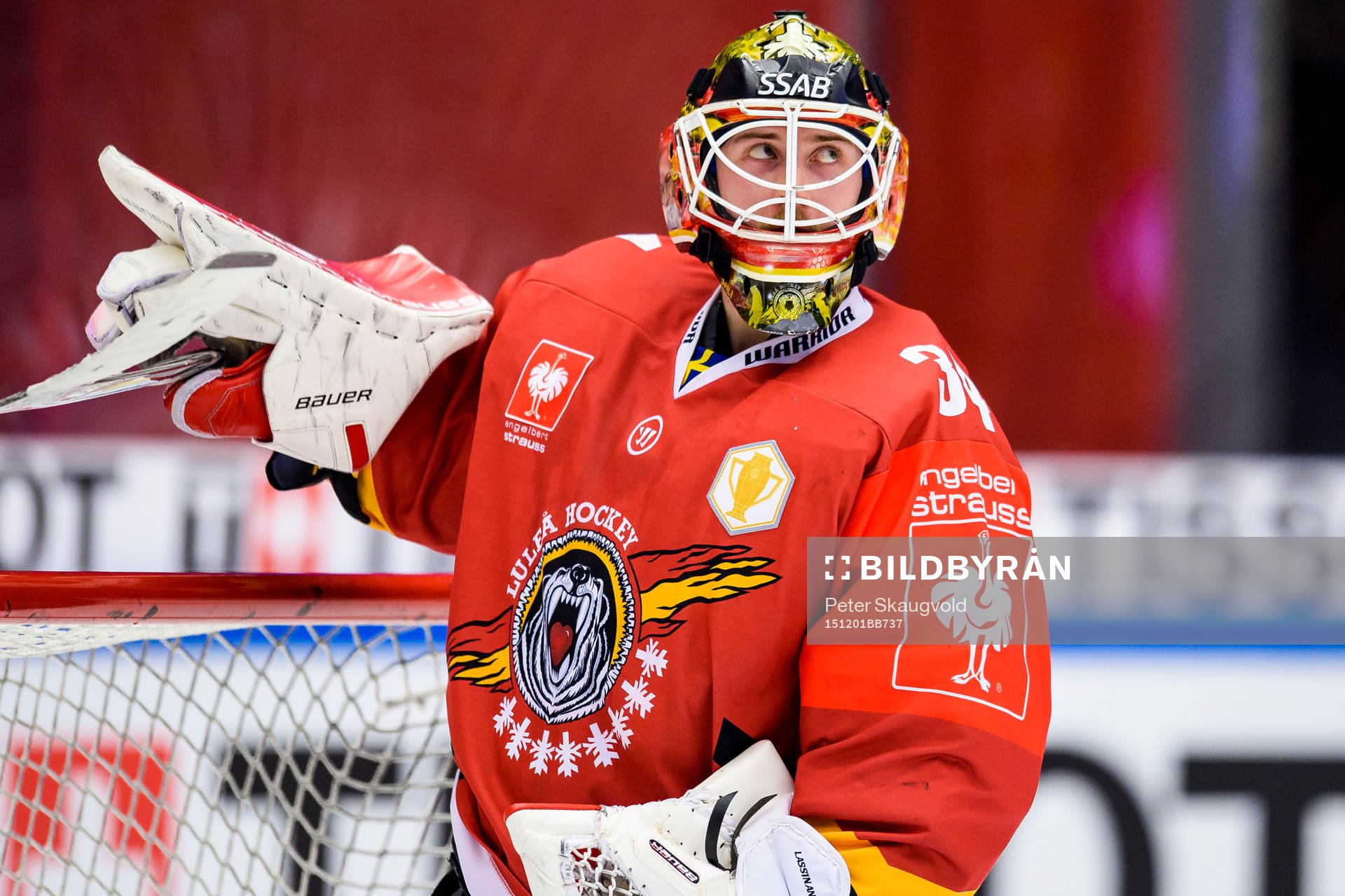 Luleås målvakt Joel Lassinantti