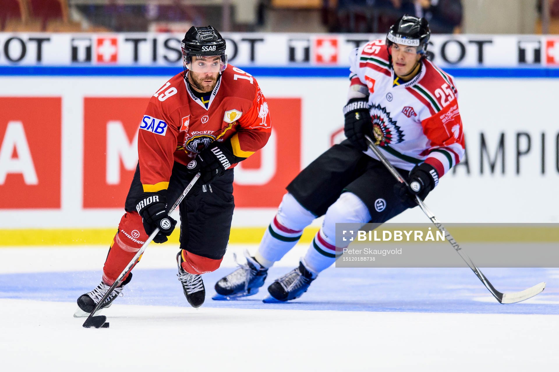 Luleås Jacob Lagacé med pucken