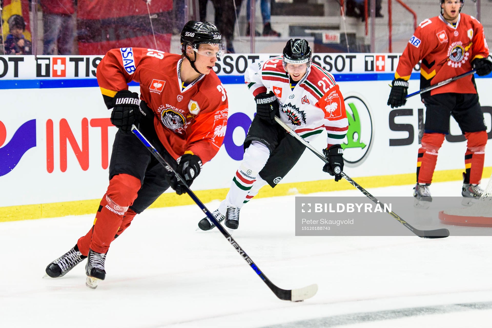 Luleås Christopher Mastomäki med pucken