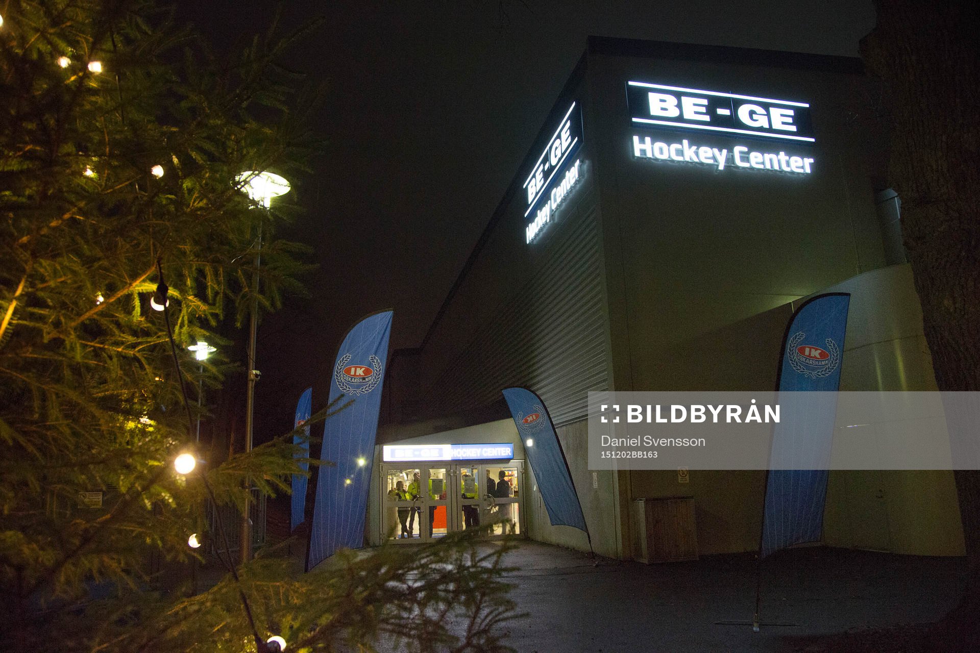 Entrén till Be-Ge Hockey Center