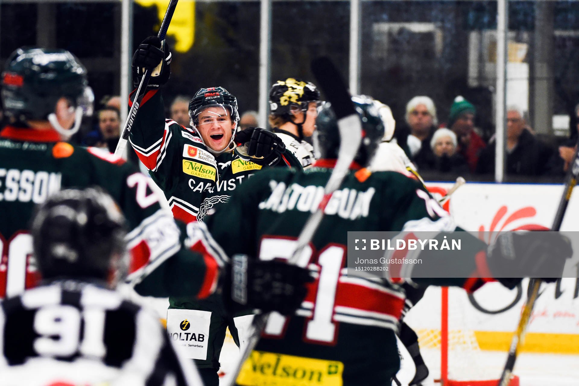 Tingsryds Joakim Högberg jublar