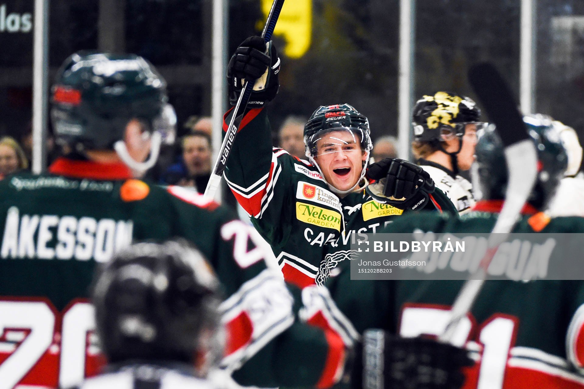 Tingsryds Joakim Högberg jublar