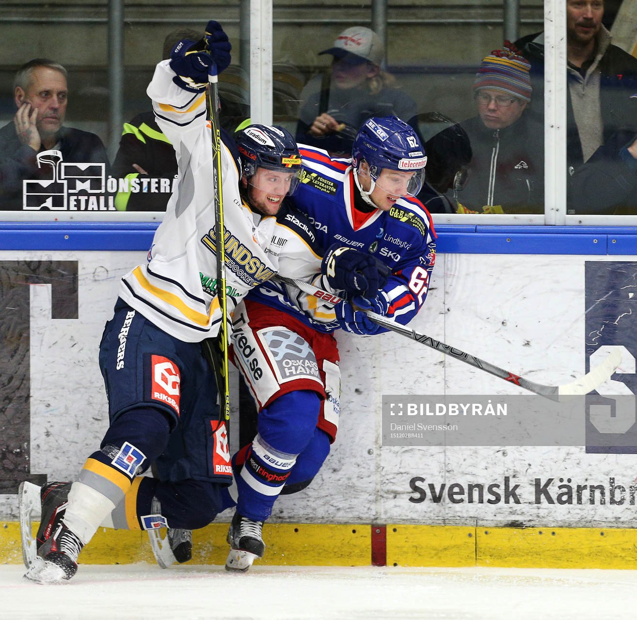 Sundsvalls Mathias Karlsson och Oskarshamns Manuel Ågren i