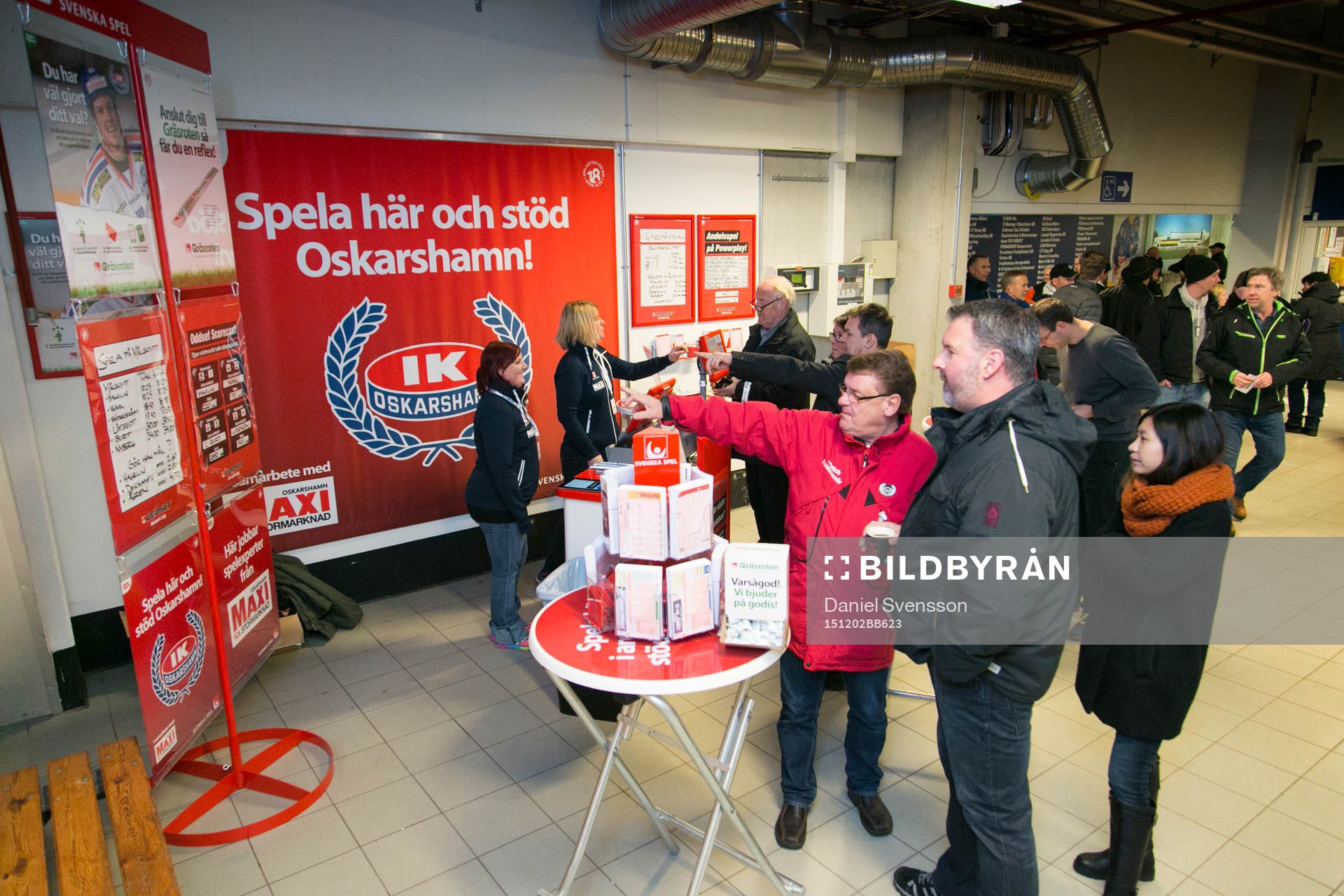 Svenska Spel finns numera i Be-Ge Hockey Center.