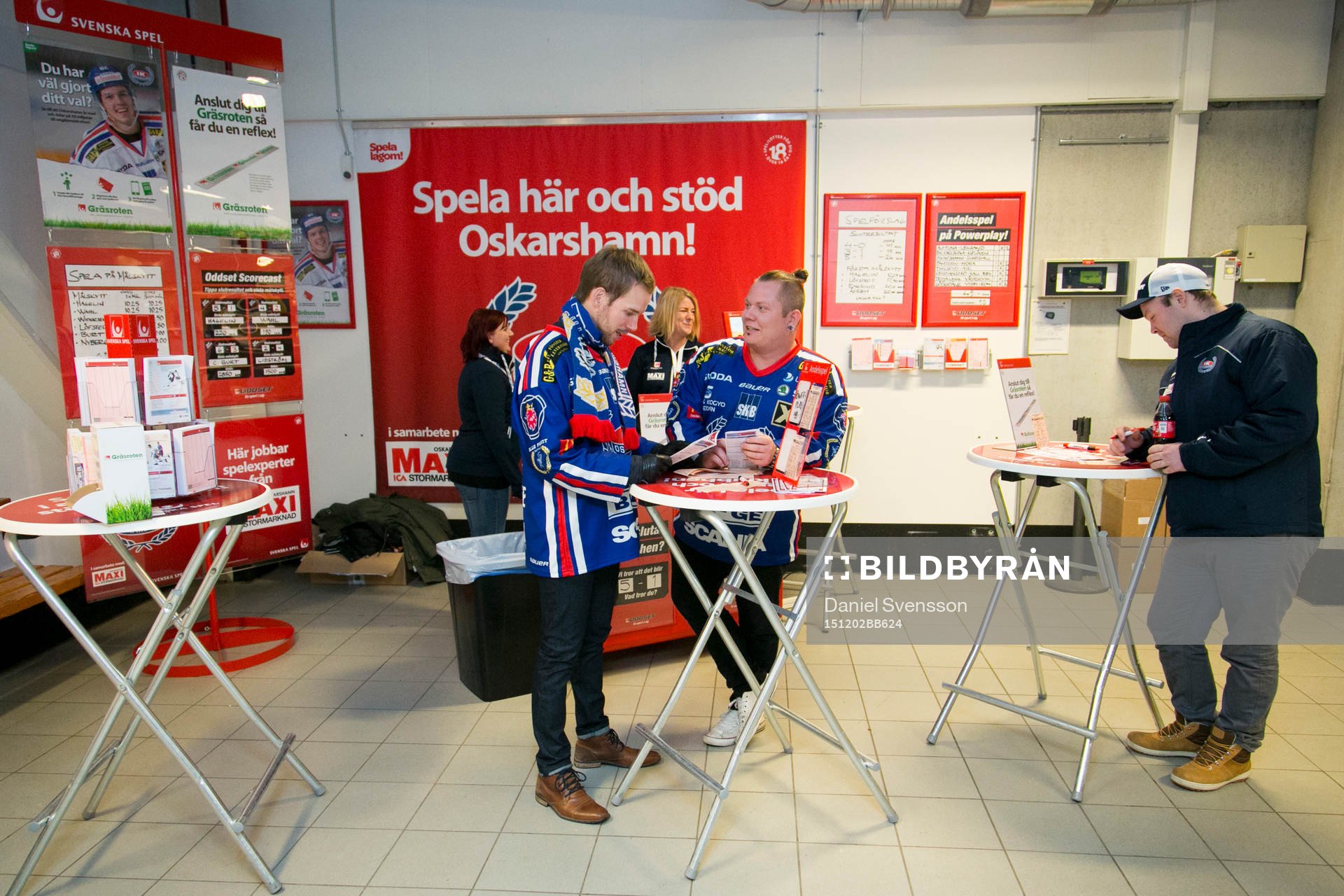 Svenska Spel finns numera i Be-Ge Hockey Center.