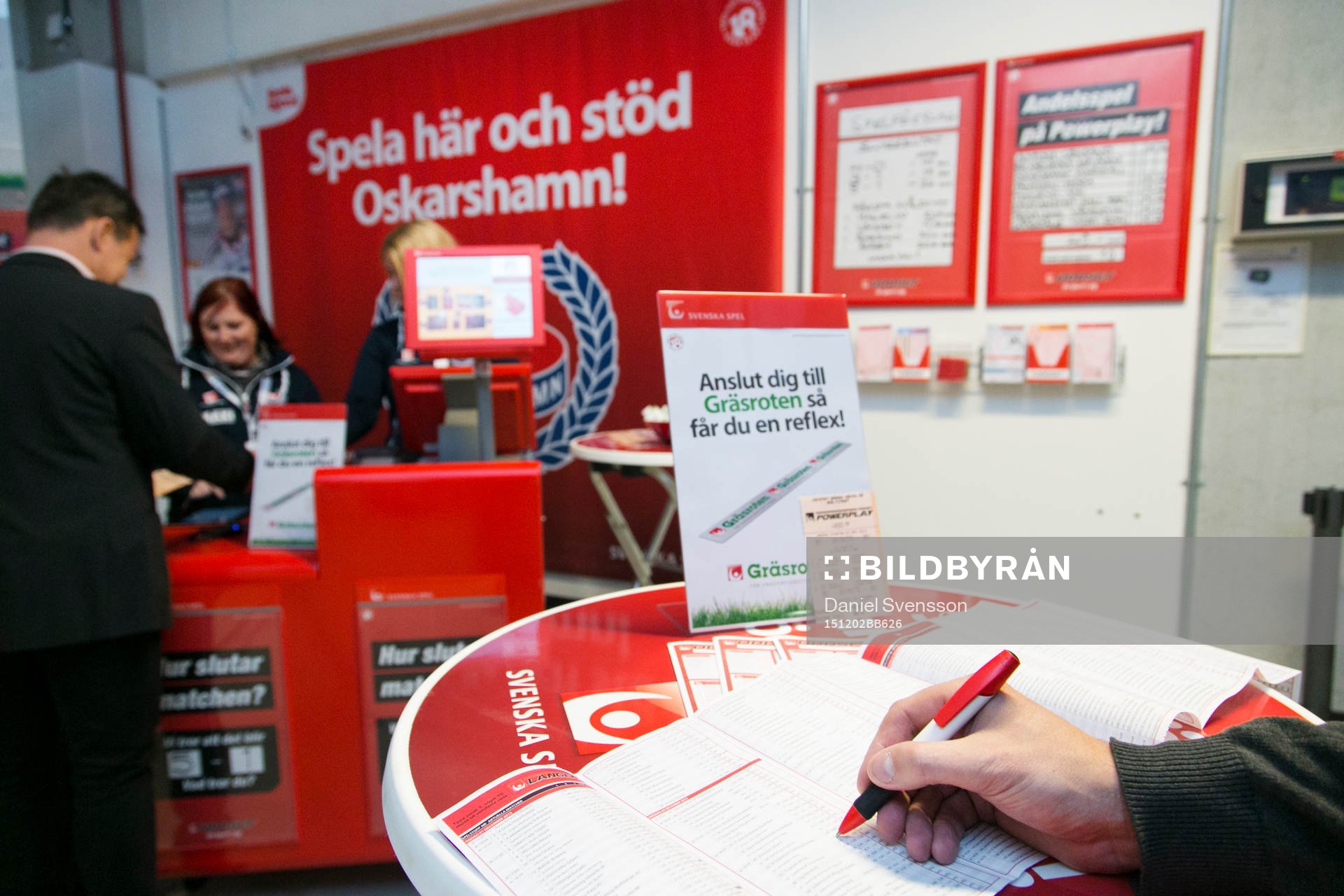 Svenska Spel finns numera i Be-Ge Hockey Center.