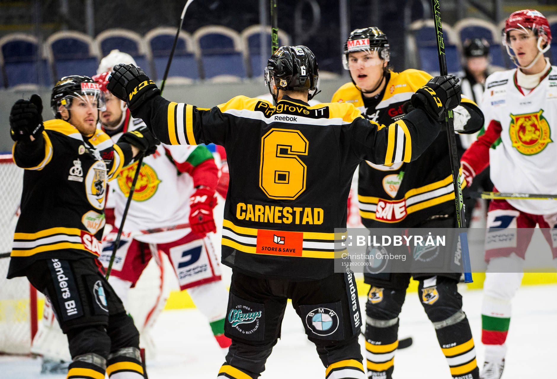 Panterns Emil Sandin, Emil Carnestad och Fredrik Händemark