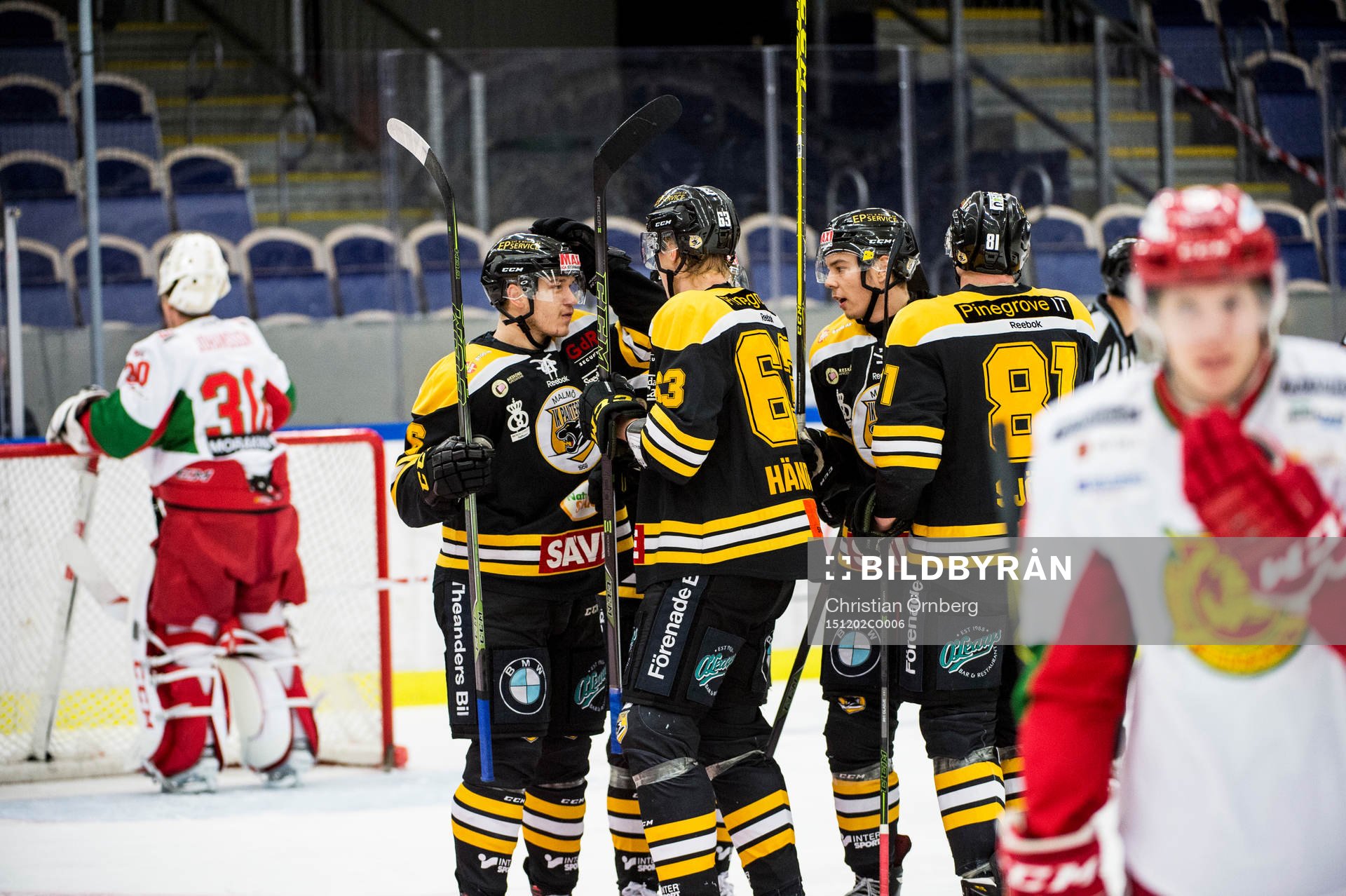 Emil Carnestad, Fredrik Händemark, Patrik Blomberg och