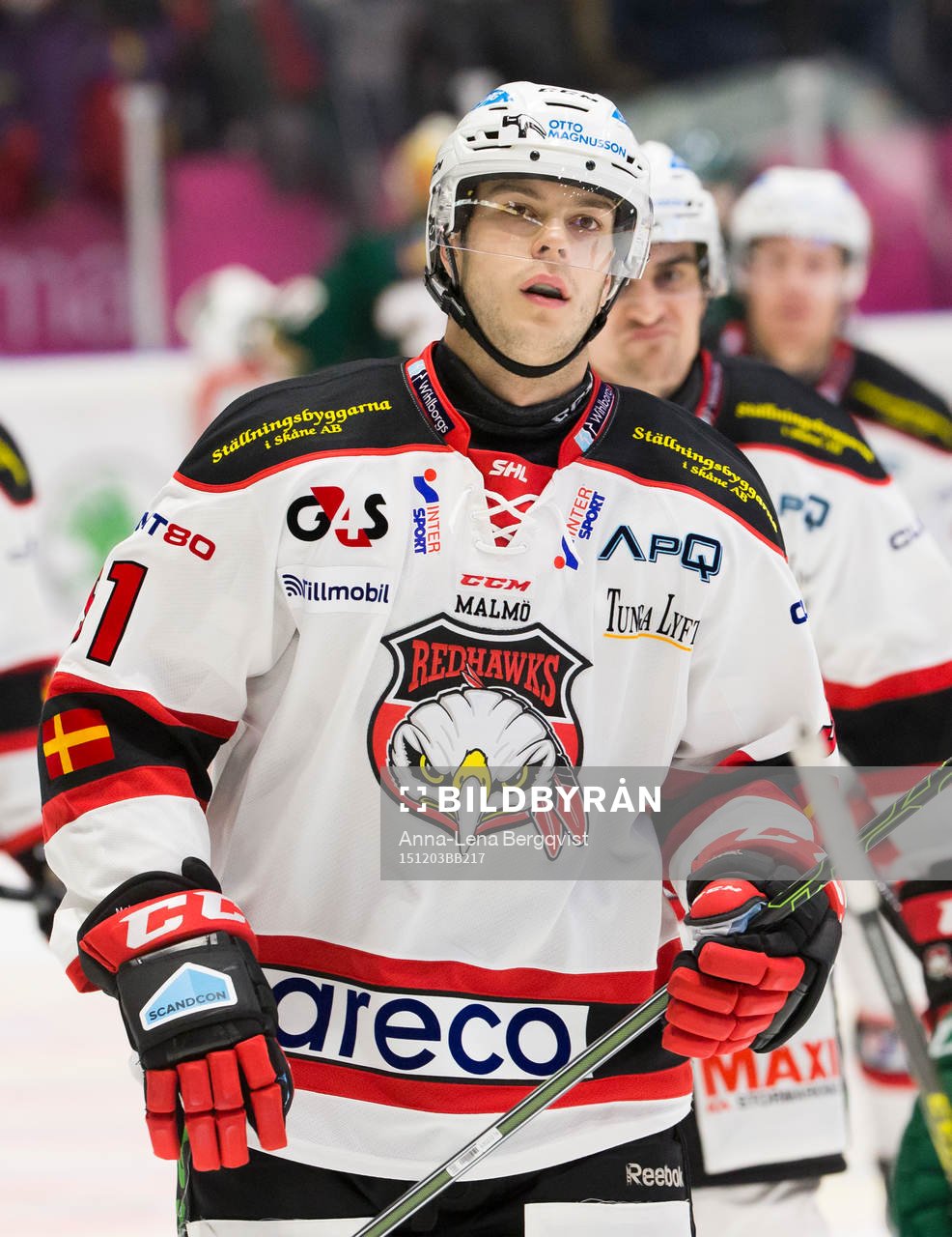 Malmö Redhawks  Björn Svensson jublar