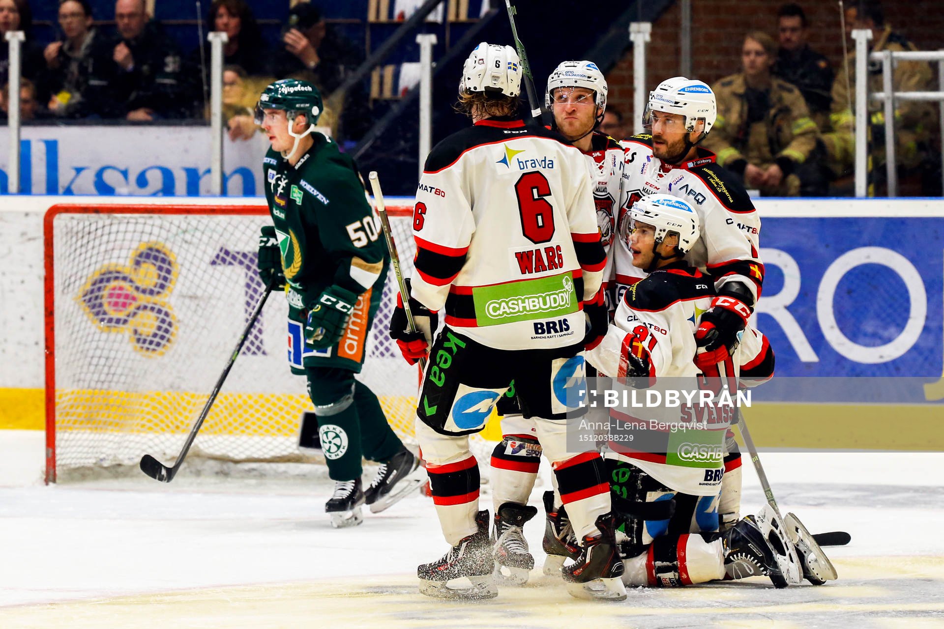 Malmö Redhawks  Björn Svensson jublar