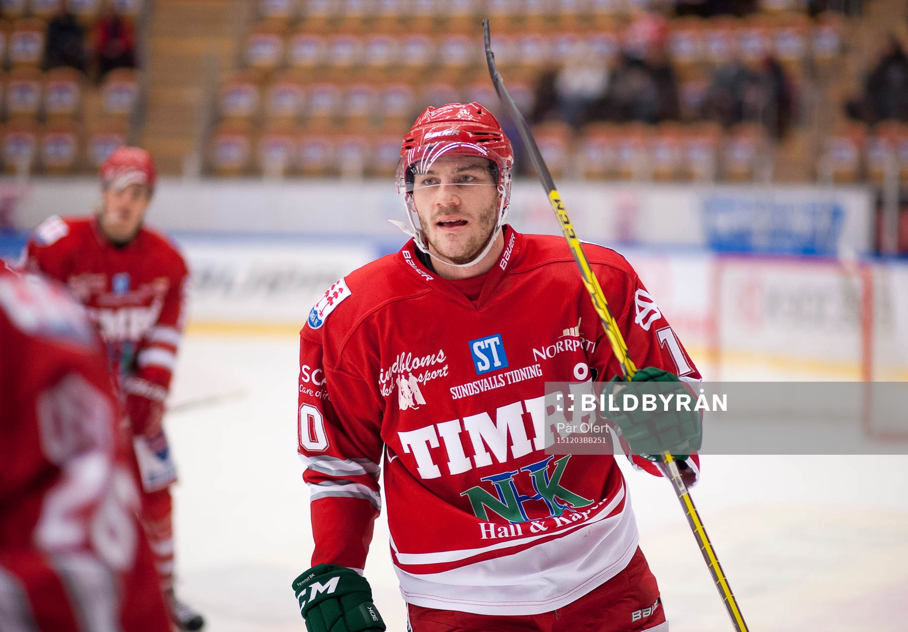 Timrås Johan Persson jublar