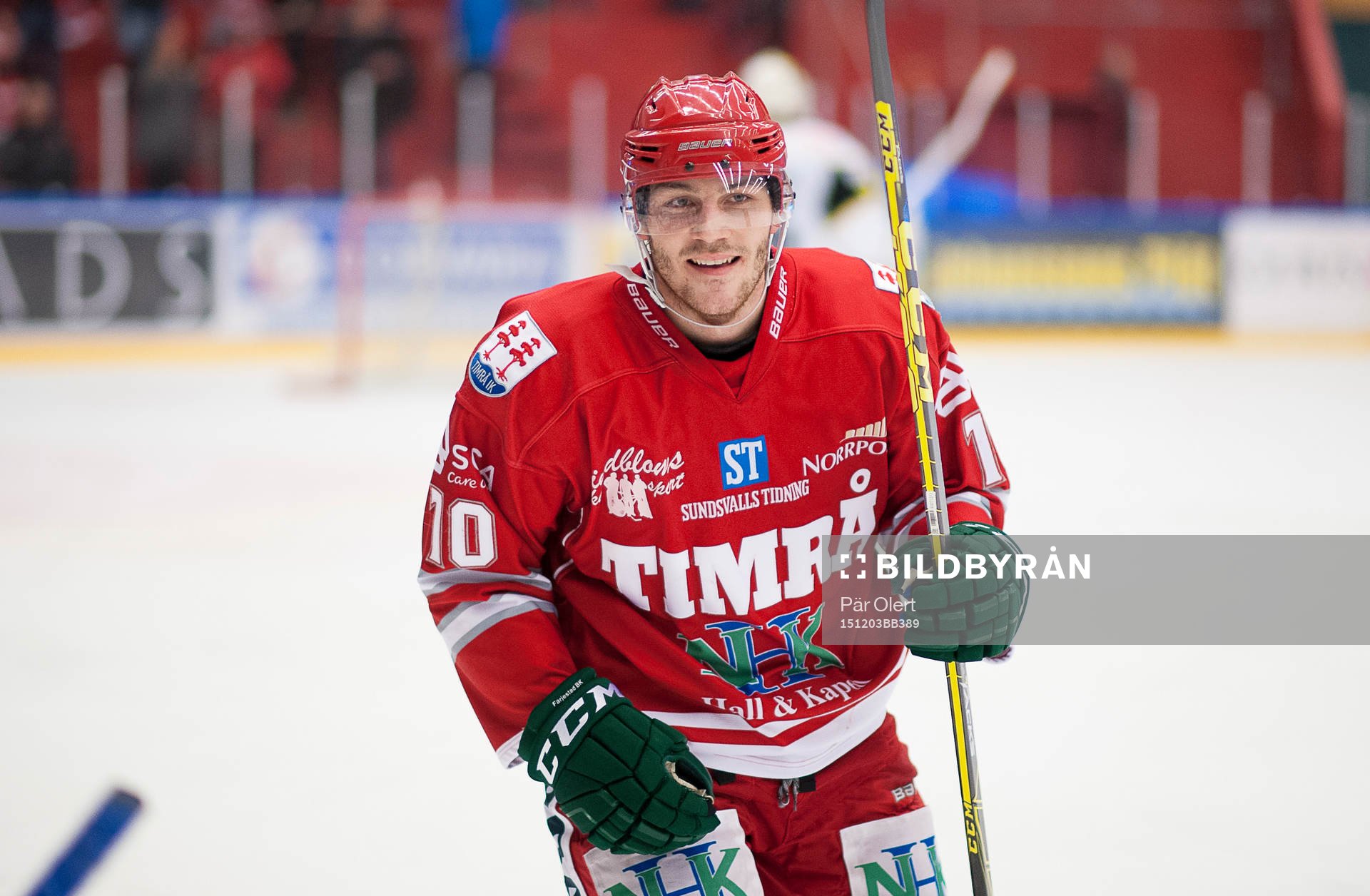 Timrås Johan Persson jublar