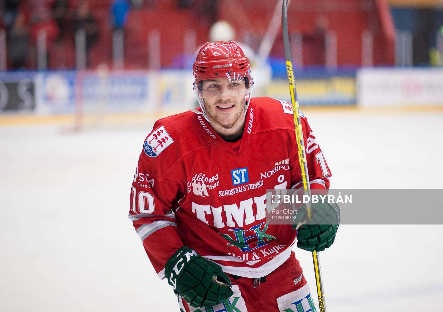 Timrås Johan Persson jublar