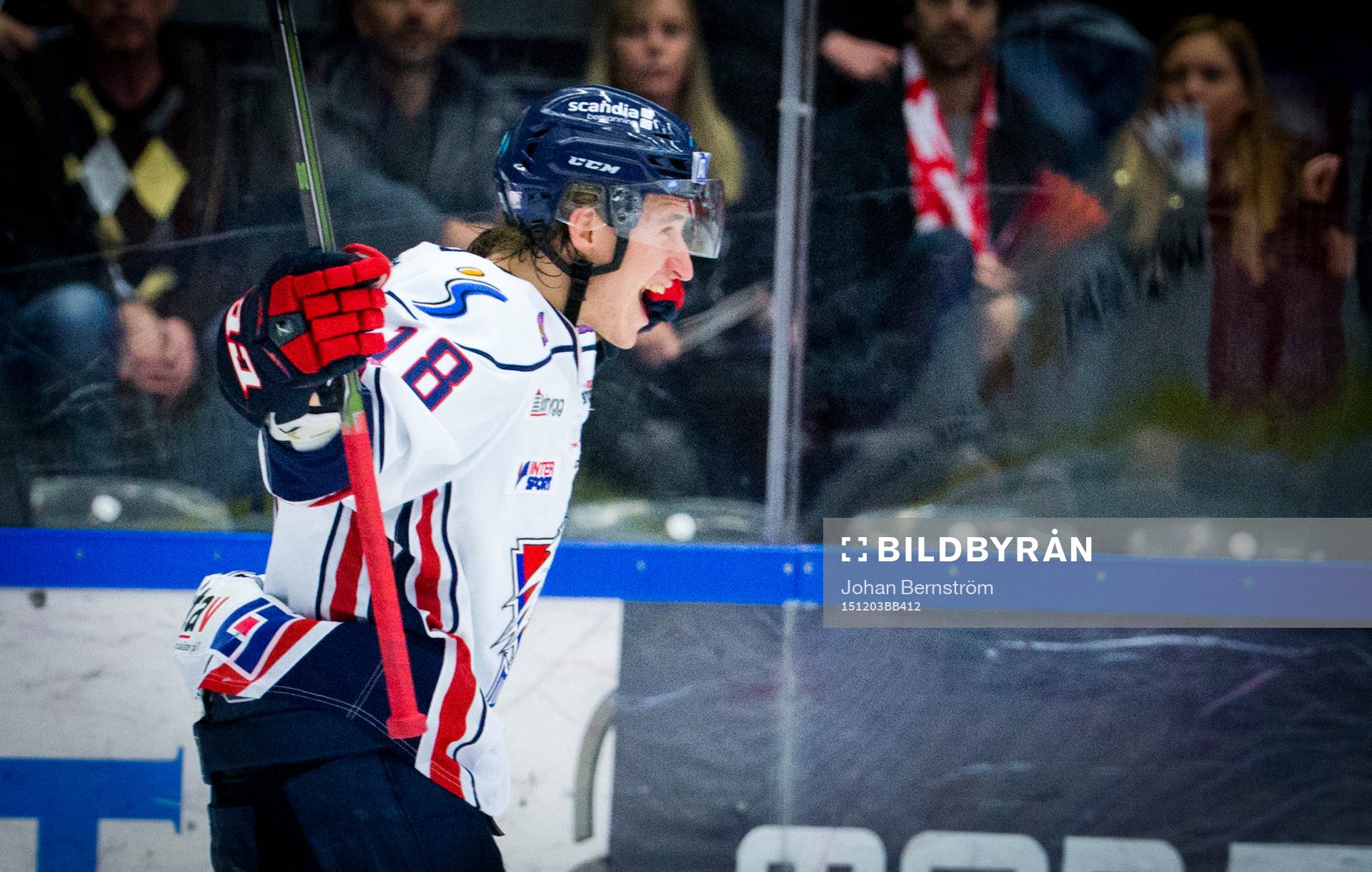 Linköpings Jacob Lilja gör 3-4 på övertid och jublar