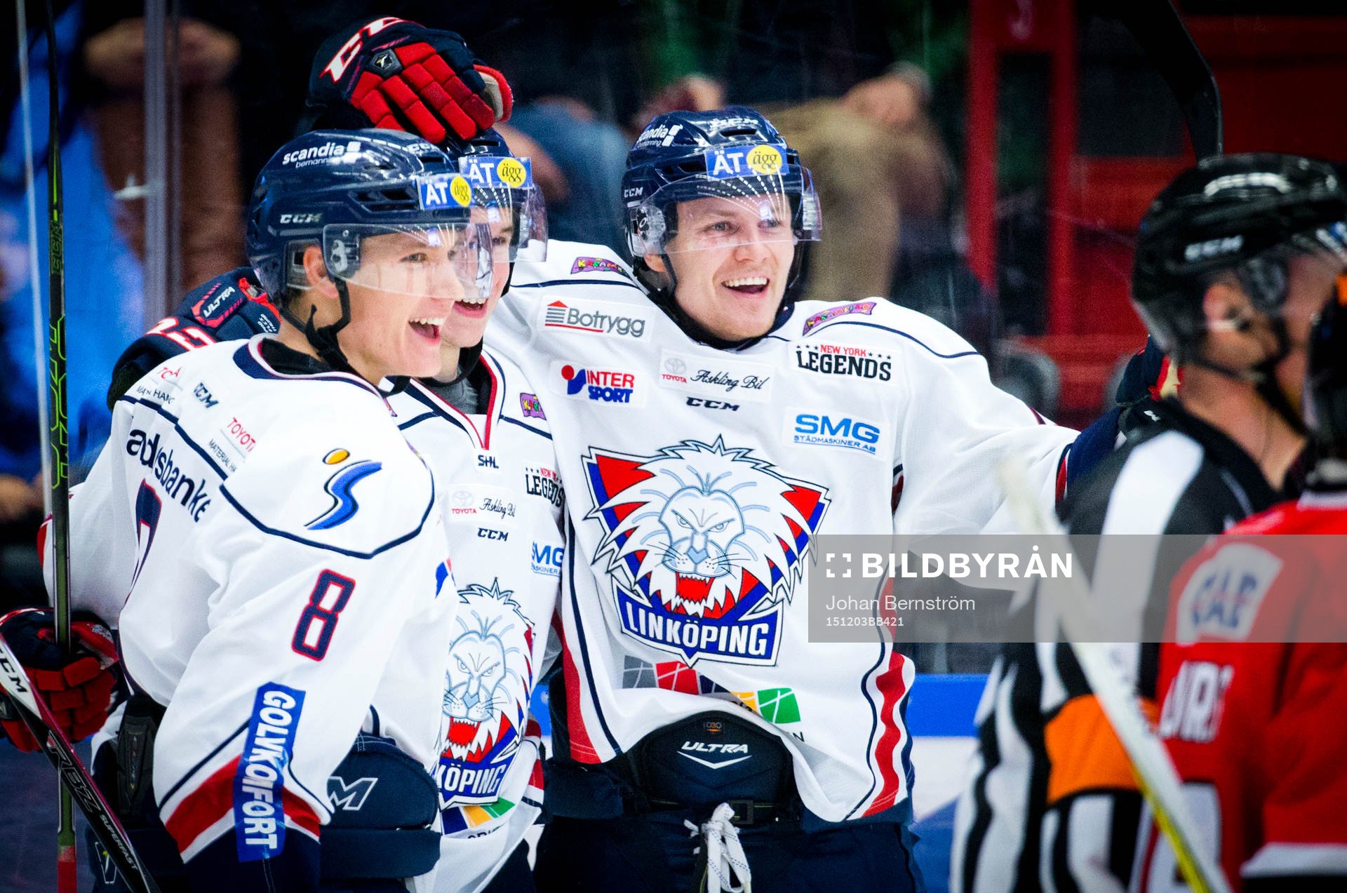 Linköpings Jacob Lilja gör 3-4 på övertid och jublar
